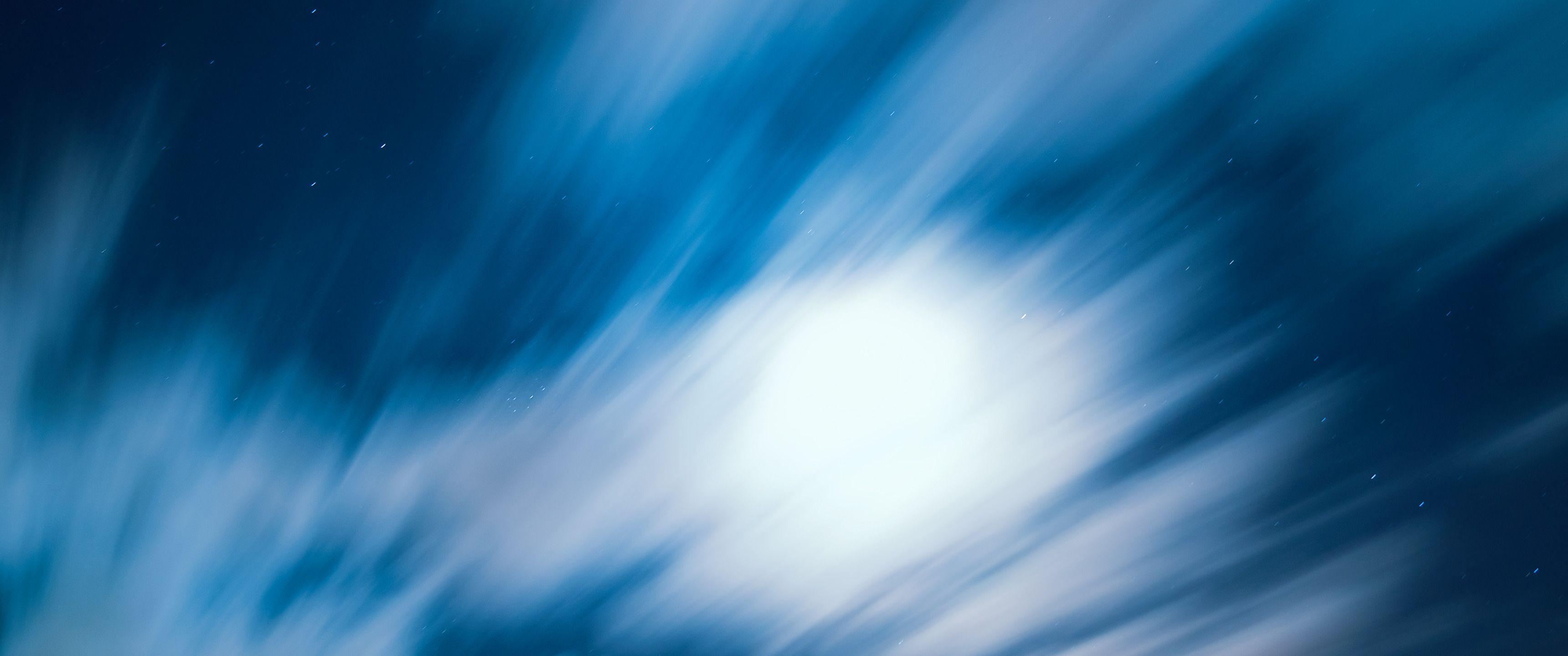 3440x1440 ultrawide, Astrophotography, Space, Blue Wallpaper HD / Desktop
