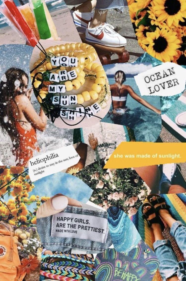 750x1135 Endless Summer ☀️. Collage background