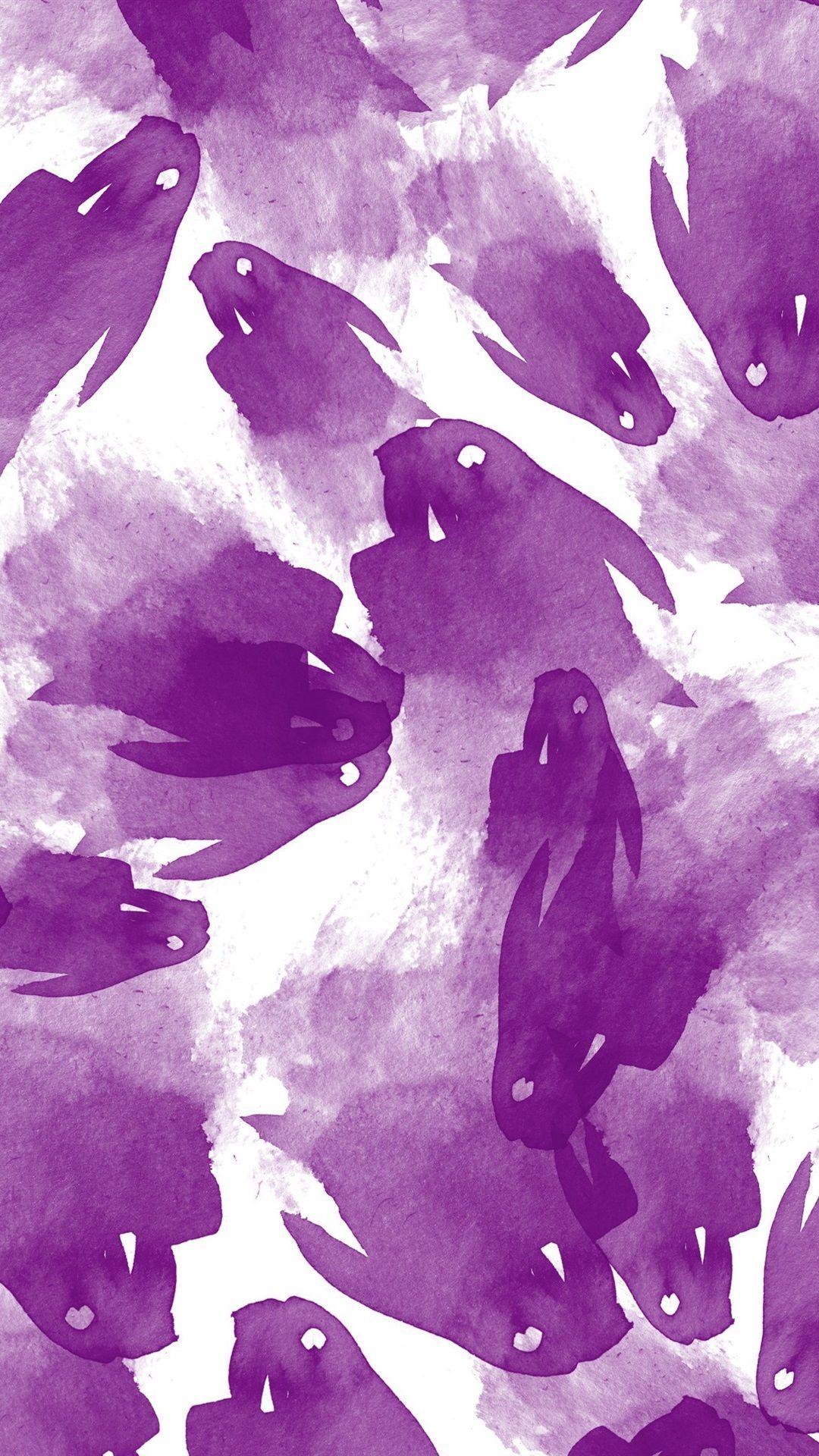 1080x1920 Watercolor Painting, Rabbit, Texture 1080x1920 IPhone 8 7 6 6S