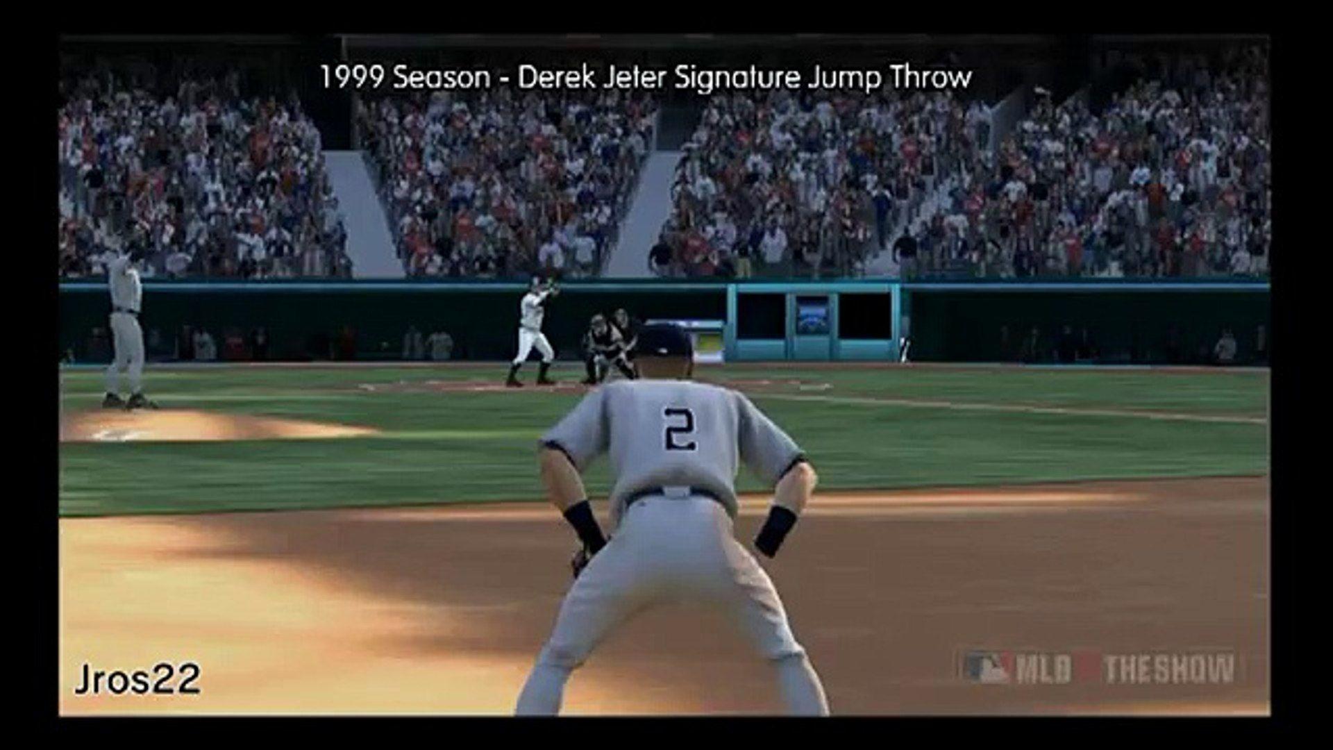 1920x1080 MLB 13 The Show Jeter Signature Jump Throw