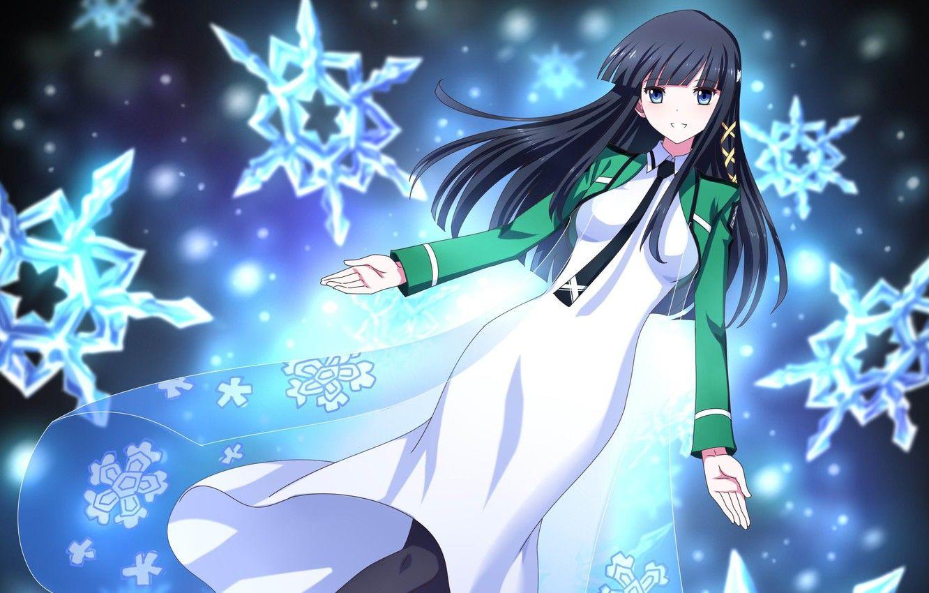 1332x850 Wallpaper anime, Mahou giving Koukou no Rettousei, snow, light