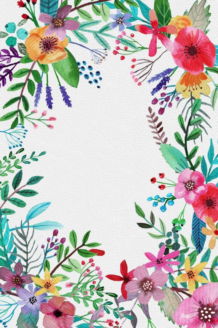 736x1105 Floral wallpaper