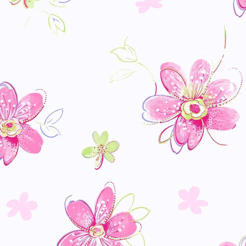 1000x1000 York Wallcoverings Bohemian Floral Wallpaper CK7709 Home Depot