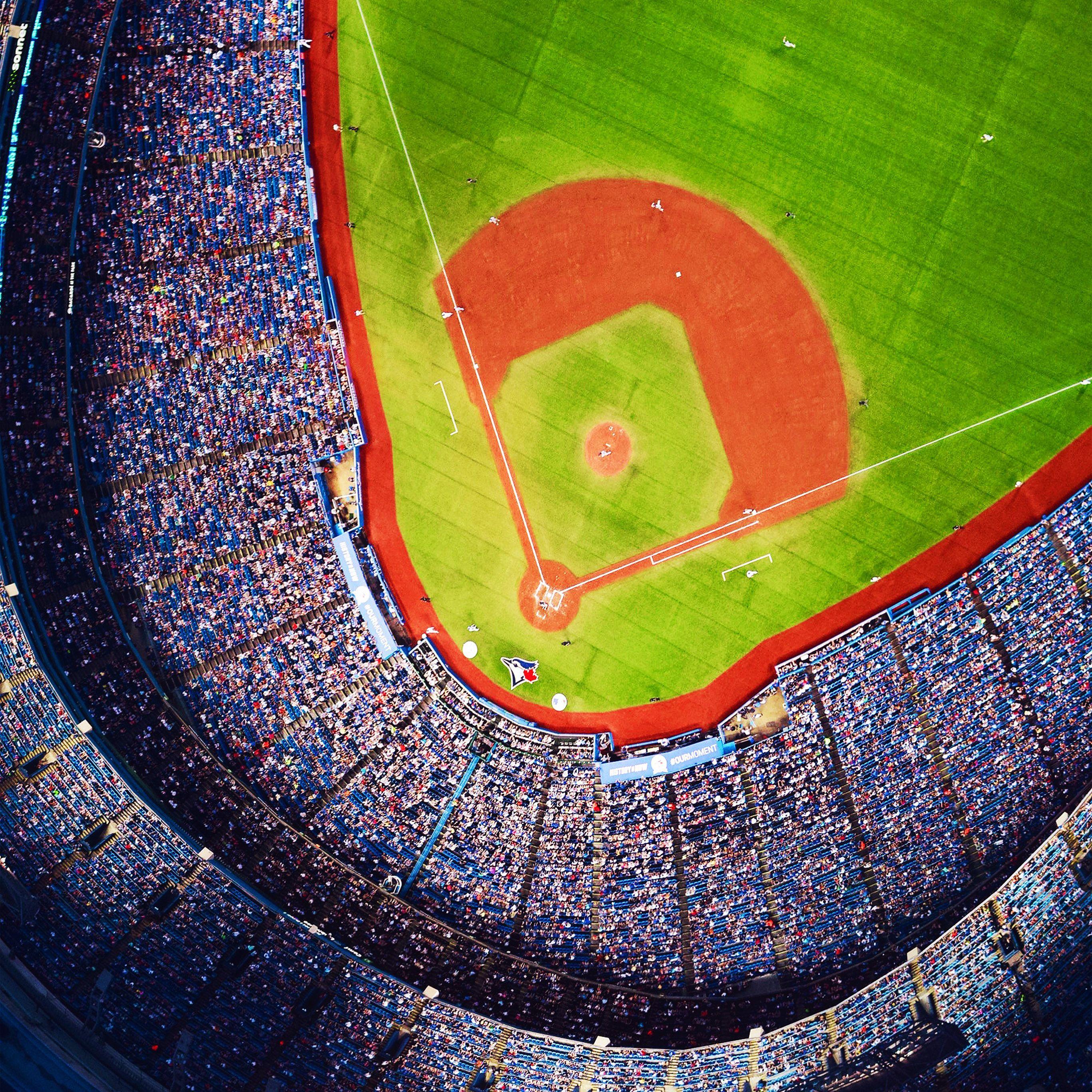2732x2732 Bluejays Baseball Mlb Field Sports Stadium Wallpaper