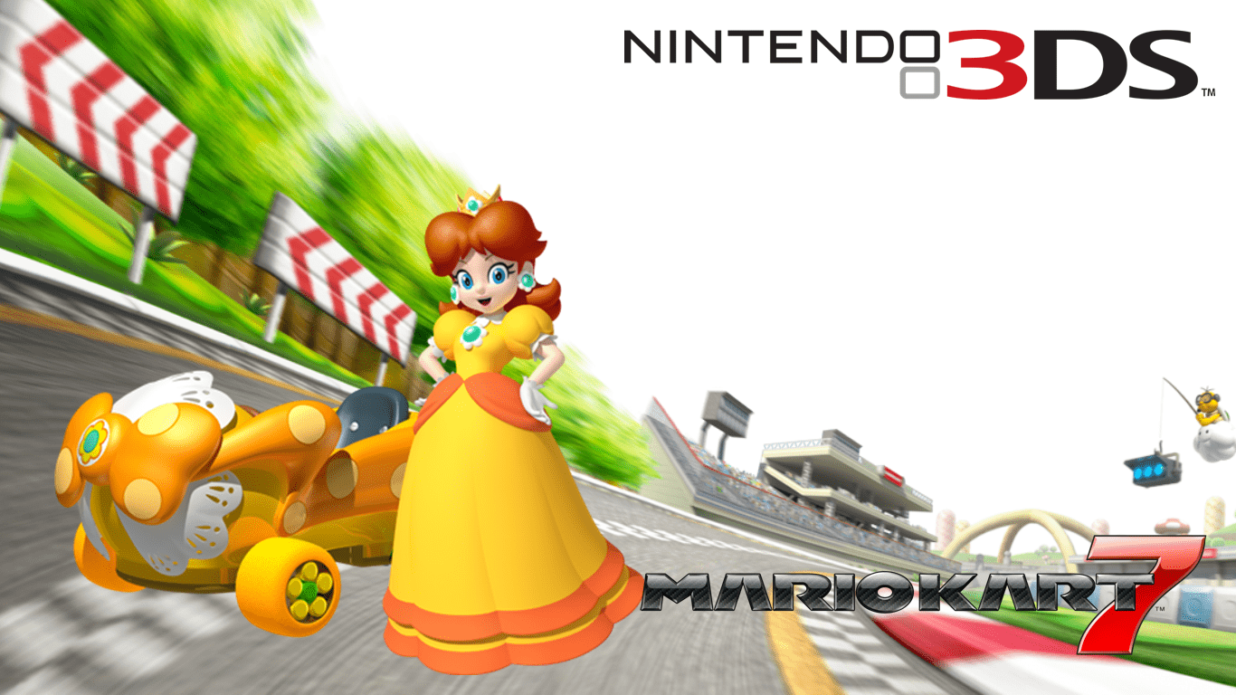 1366x768 Free download Daisy Kart 7 Wallpaper