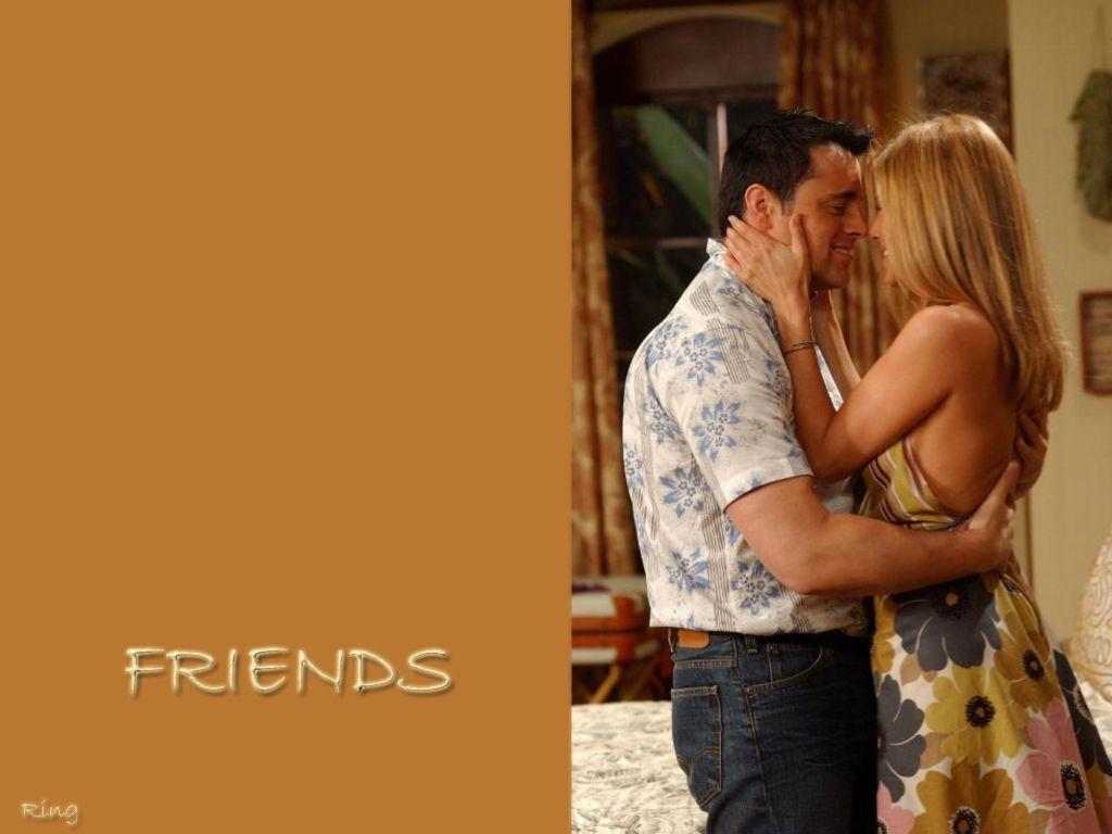 1024x768 Jennifer Aniston And Matt Leblanc Friends