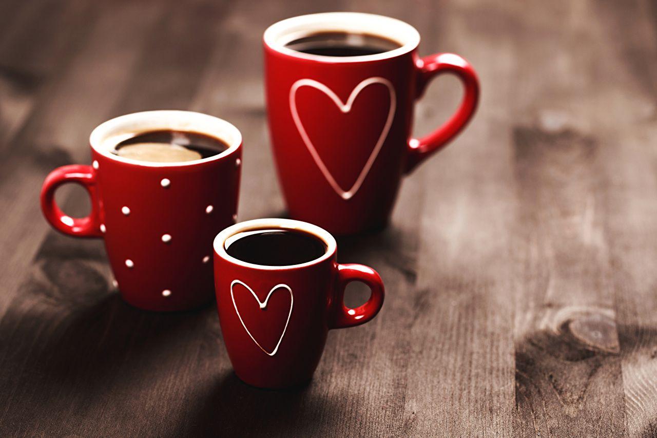 1280x853 Wallpaper Heart Coffee Mug Cup Food Three 3 Drinks