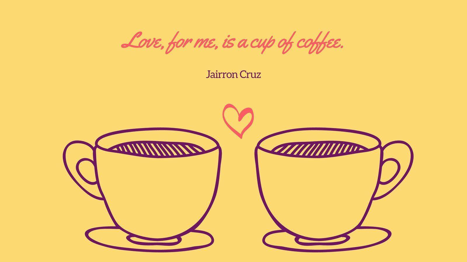 1600x900 Coral and Mint Couple Coffee Mug Cute Desktop Wallpaper