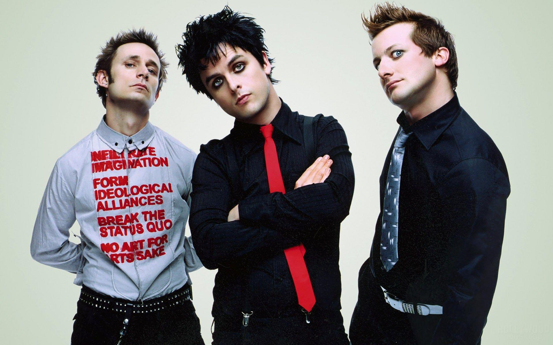 1920x1200 Billie Joe Armstrong, Green Day, Mike Dirnt, Tré Cool HD Wallpaper
