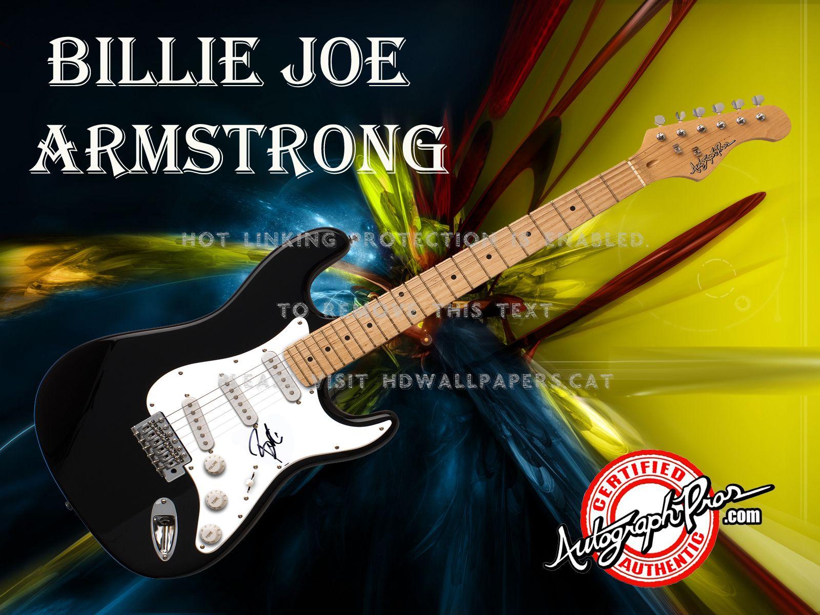 1600x1200 green day billie joe armstrong autographed