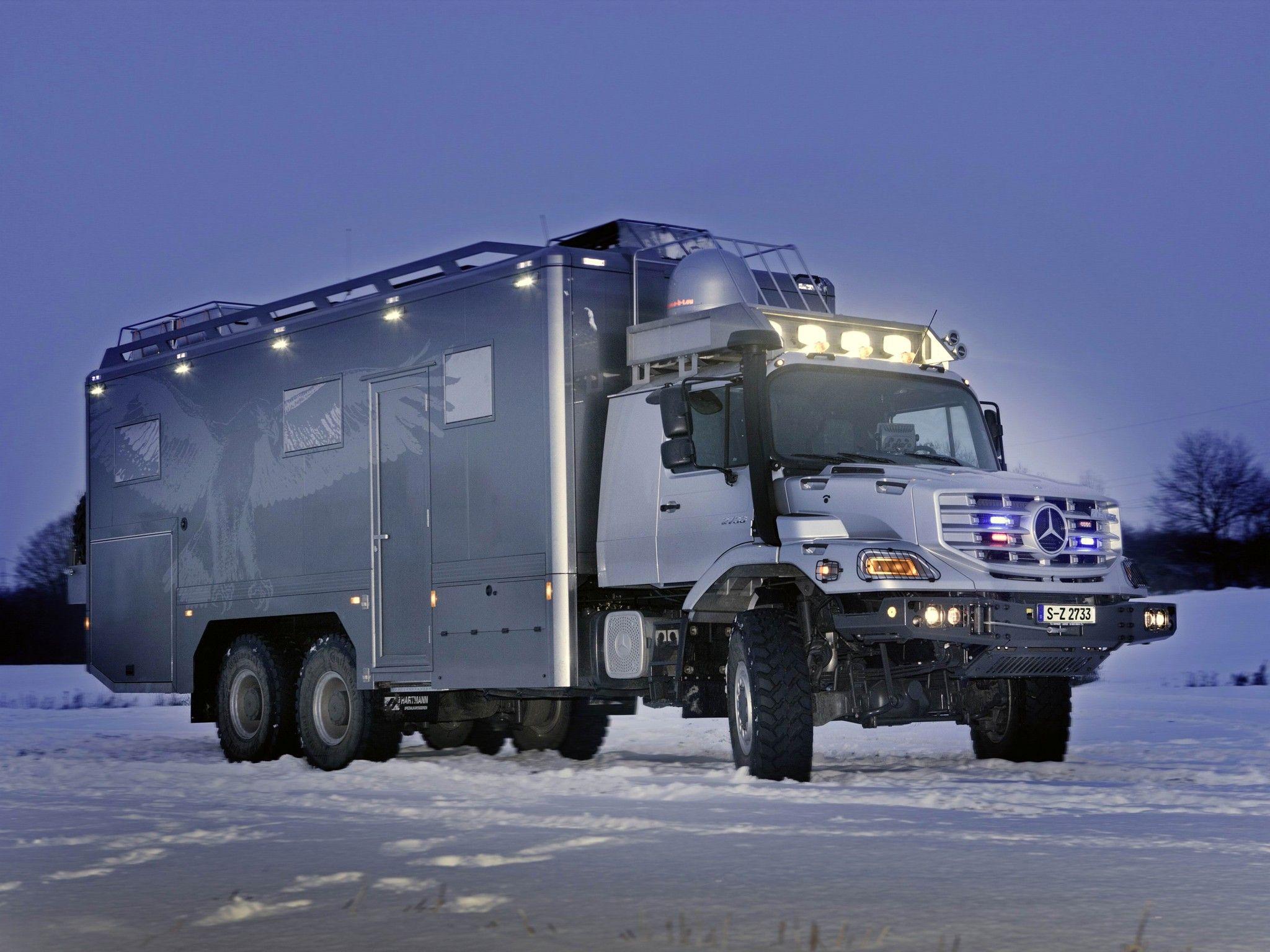 2048x1536 Mercedes Benz Zetros 2733A Expedition Vehicle 6x6 offroad
