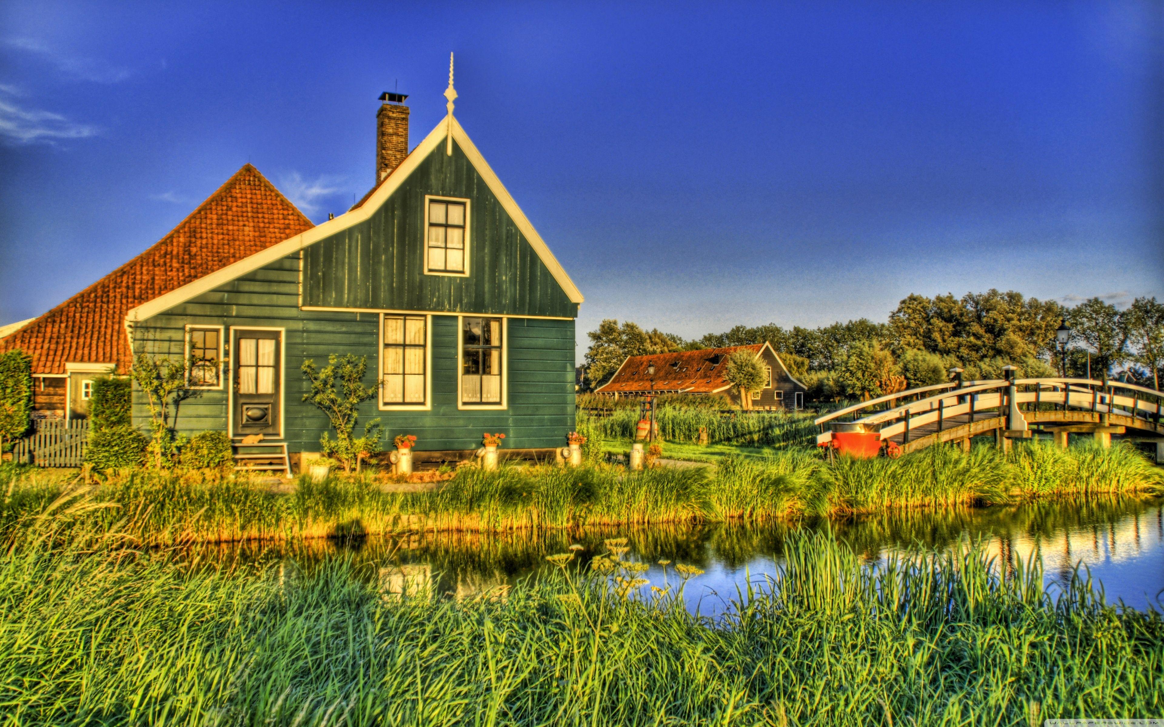 3840x2400 Holland Farmhouse Ultra HD Desktop Background Wallpaper for 4K UHD TV : Multi Display, Dual Monitor : Tablet