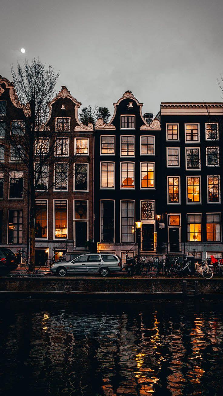 736x1308 Amsterdam iPhone Wallpaper. Tulips & Travels
