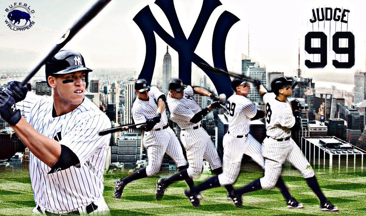 Aaron Judge Wallpaper - iXpap  Yankees team, New york yankees