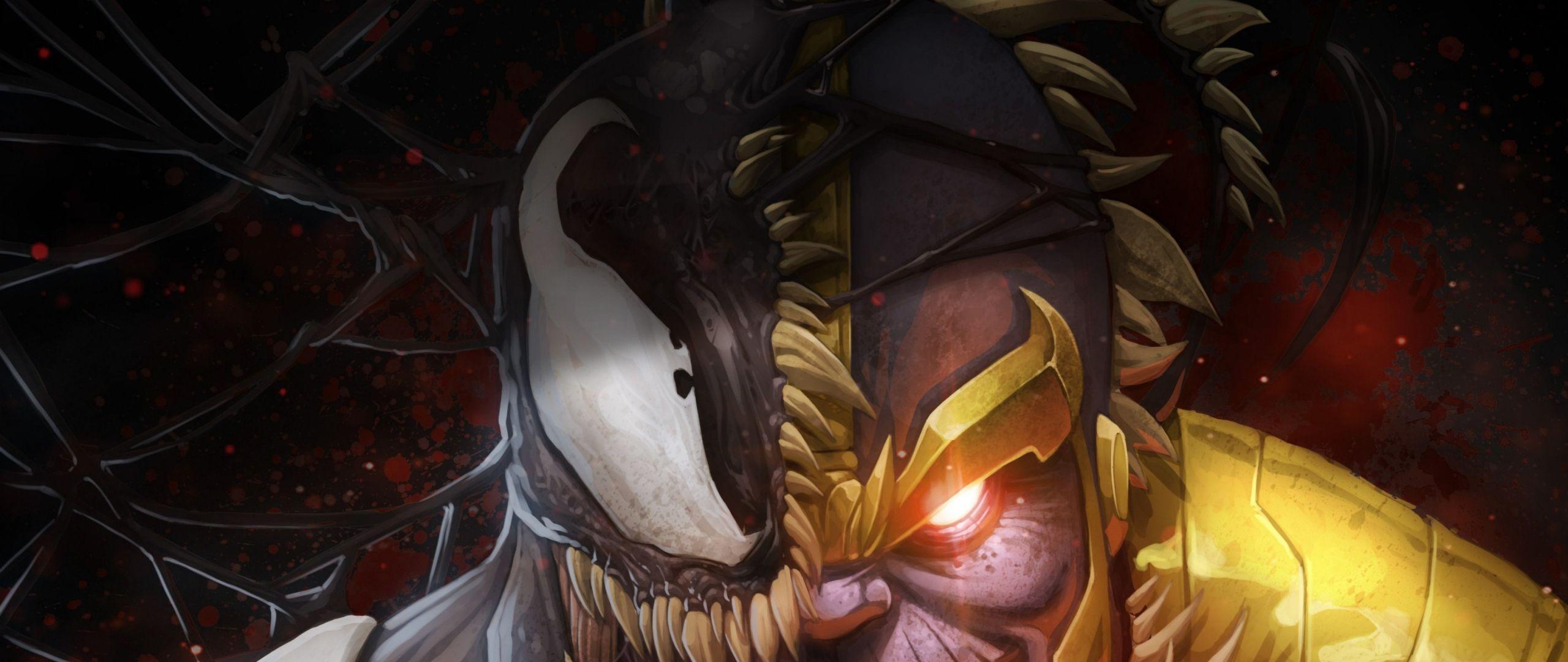 2560x1080 Download Marvel Comics, Thanos, Venom, 4K Dual Wide display