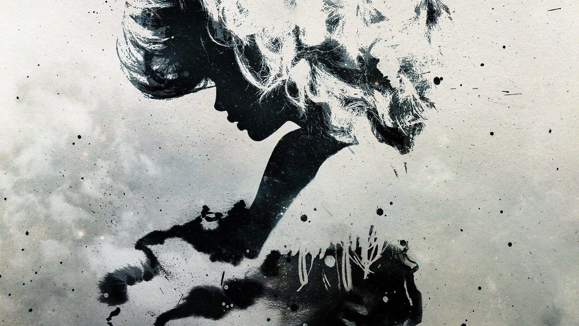 1920x1080 Black Art Wallpaper
