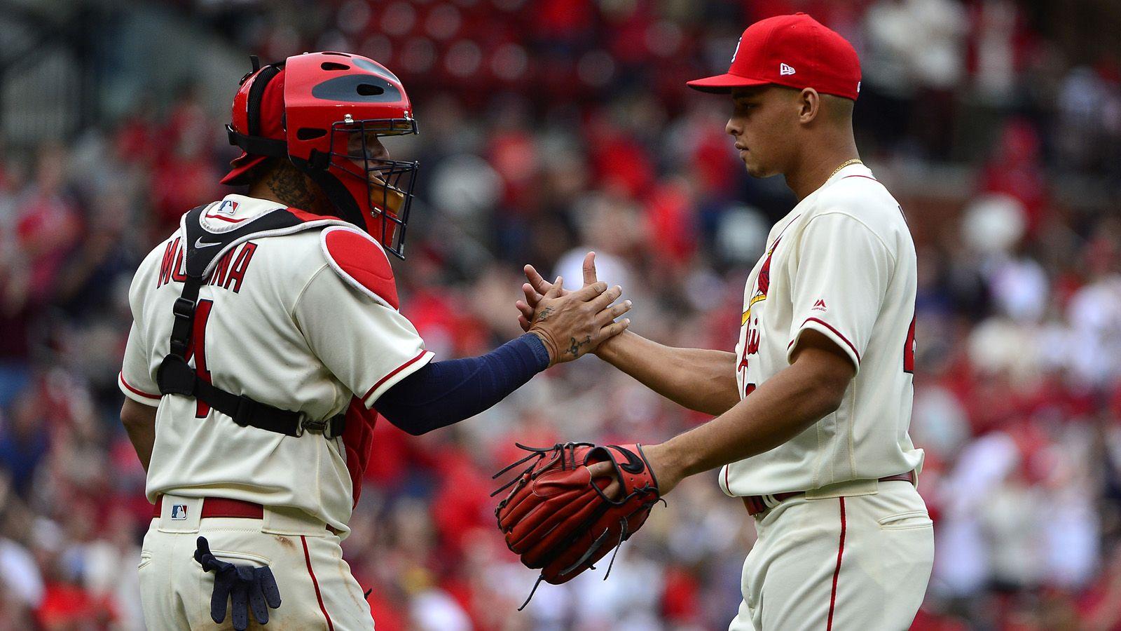 1600x900 Jordan Hicks on Yadier Molina: 'He really gives you a lot