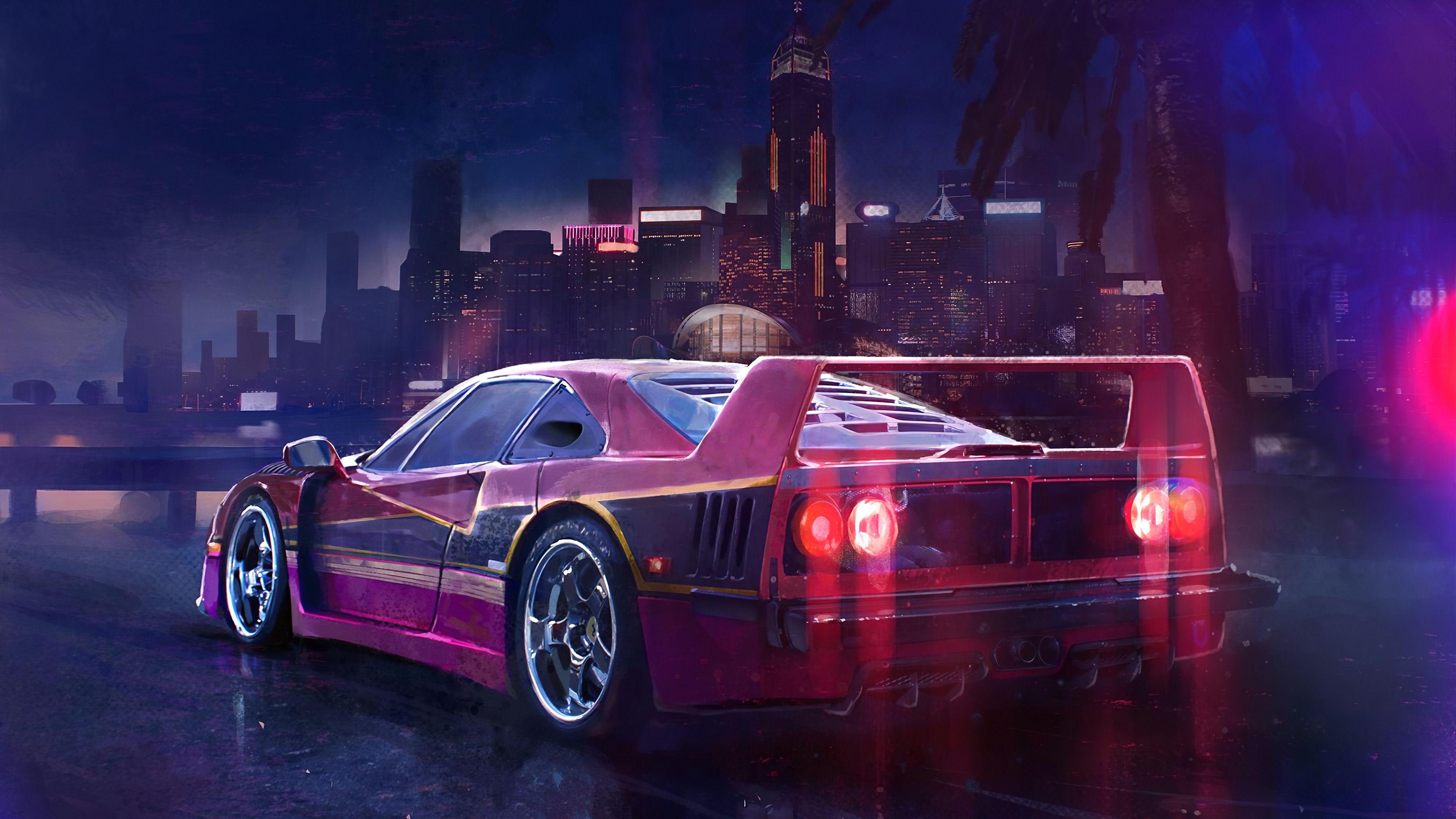 3840x2160 Car In Storm, HD Cars, 4k Wallpaper, Image, Background, Photo