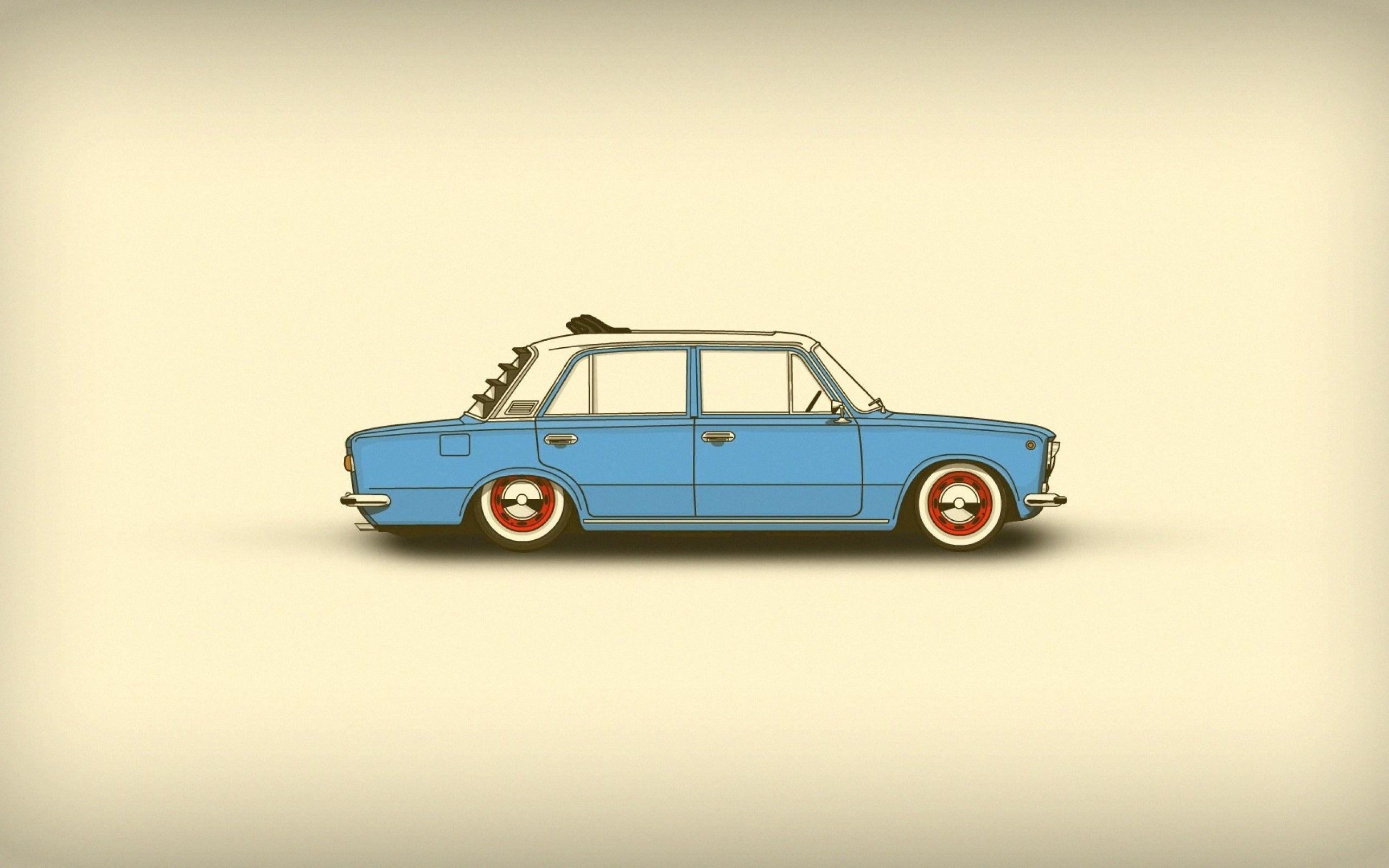 2560x1600 Download 2560x1600 Minimal Car Design, Side View, Digital Art