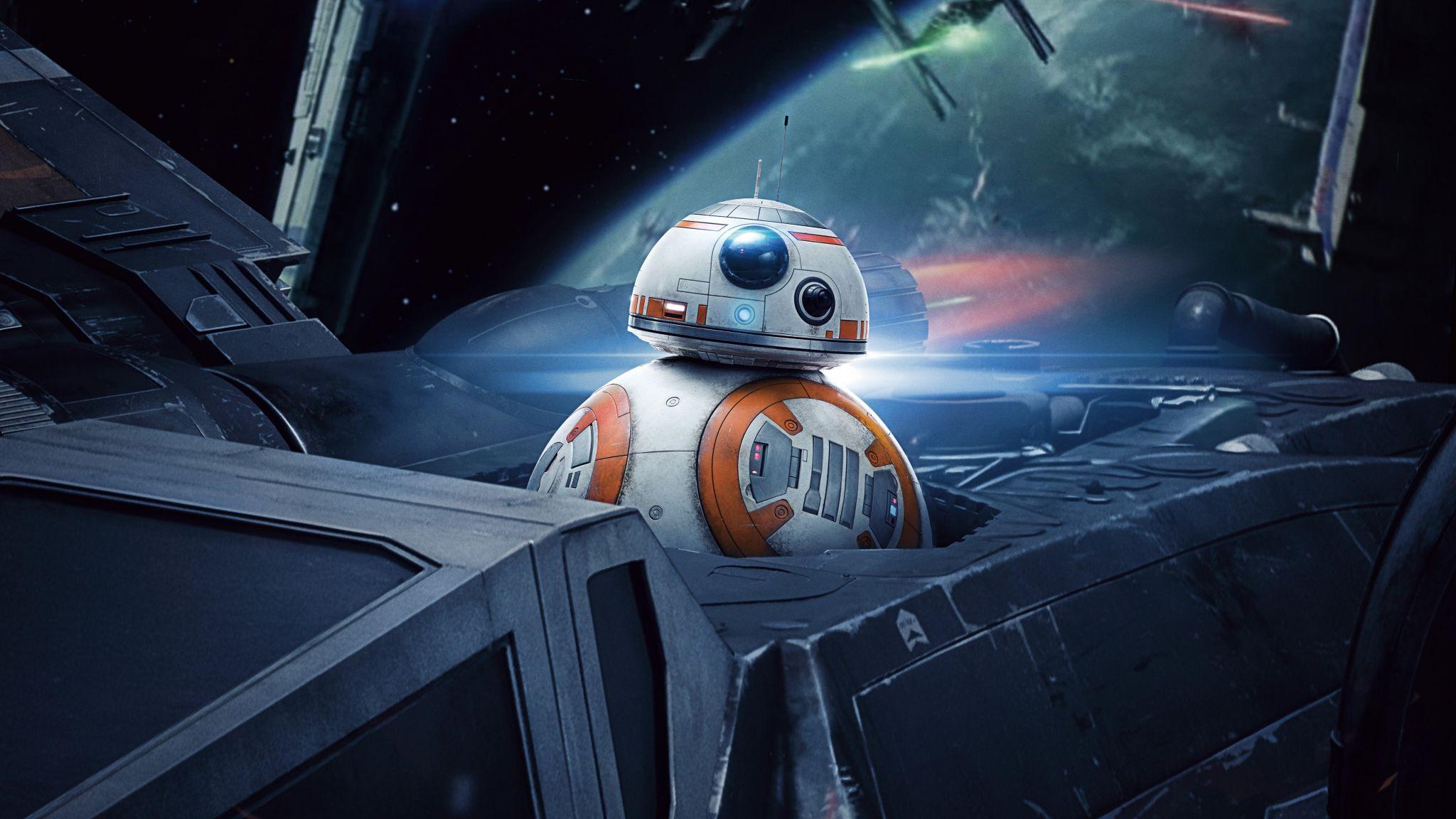 2048x1152 Download 2048x1152 Wallpaper R2 D Robot, Star Wars: The Last