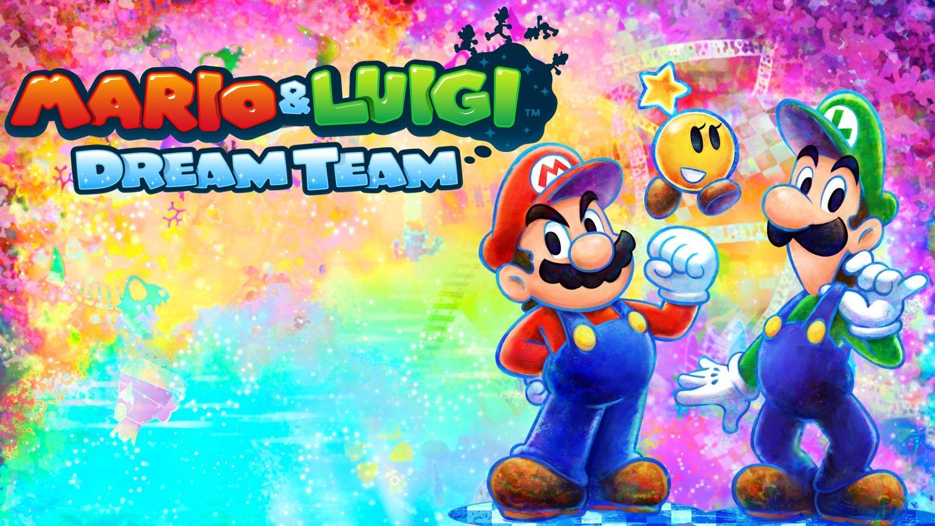 Mario luigi dream. Mario & Luigi: Dream Team Bros.. Mario and Luigi Dream Team. Марио обои.