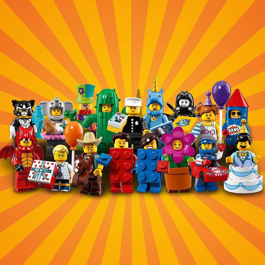 Magnetischer Setzkasten für 16 LEGO Minifiguren versch.Hintergründe