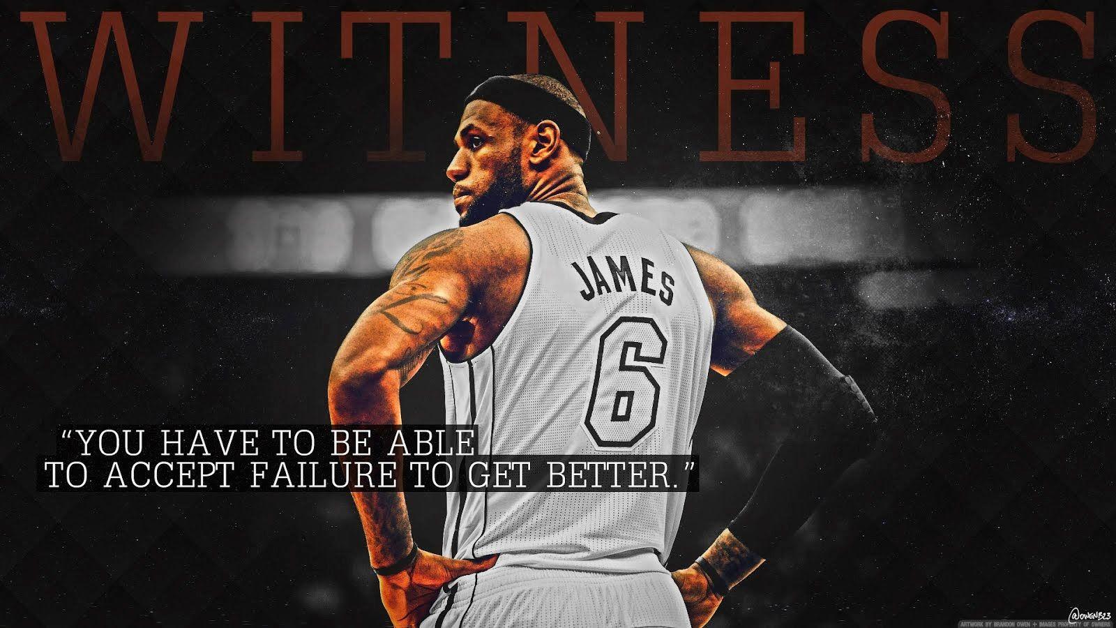 1600x900 Lebron James quote. Lebron james quotes, Failure quotes, Lebron james