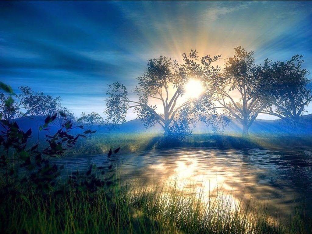 1024x768 wonders of the world: Sunset HD Wallpaper, Photo