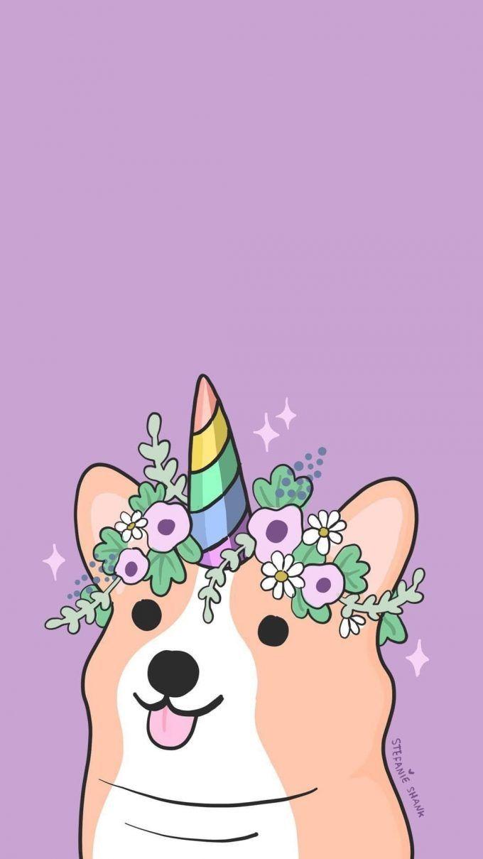 680x1209 Cartoon Unicorn iPhone Wallpaper