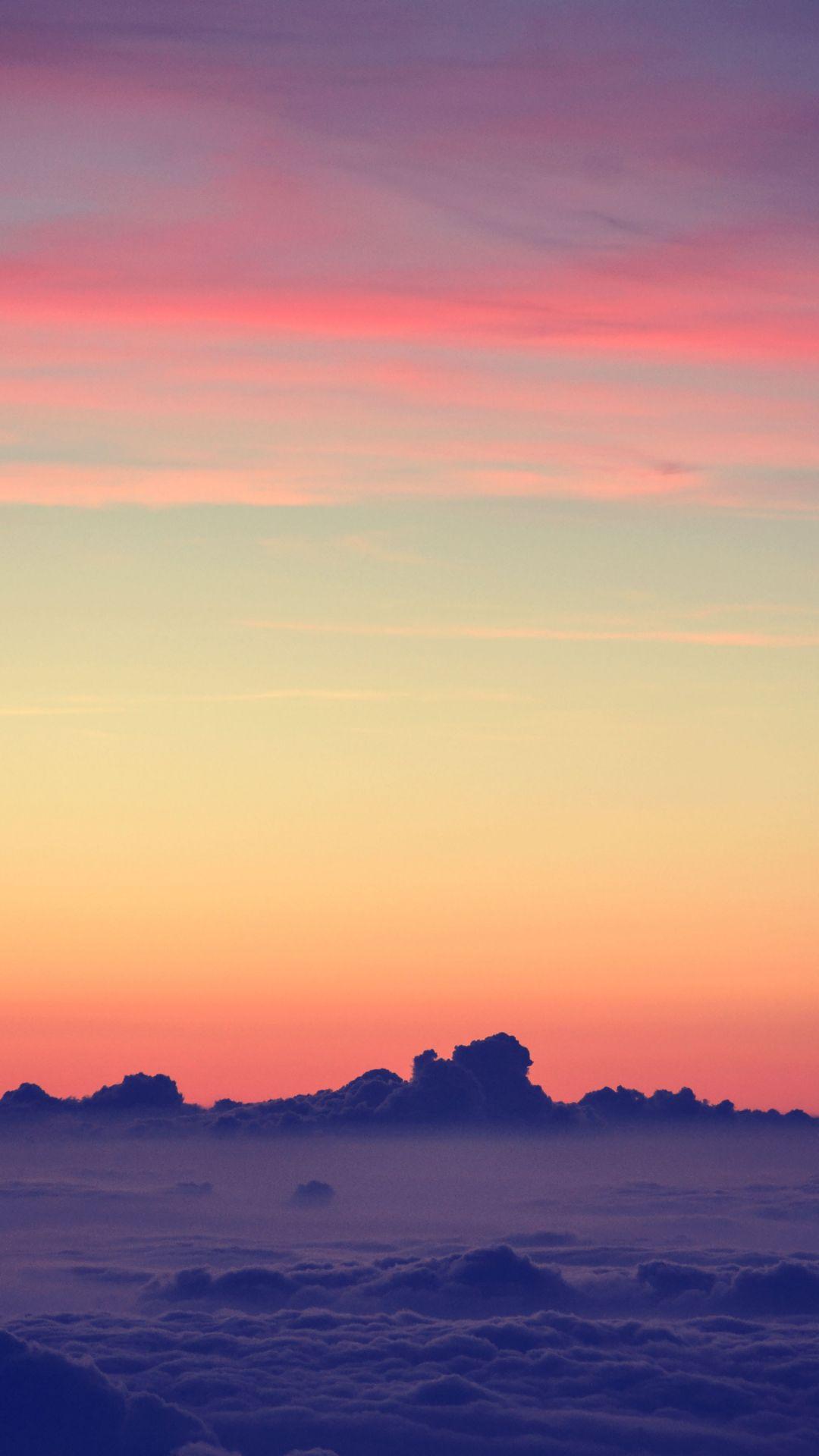 1080x1920 Sky Above Clouds iPhone Wallpaper