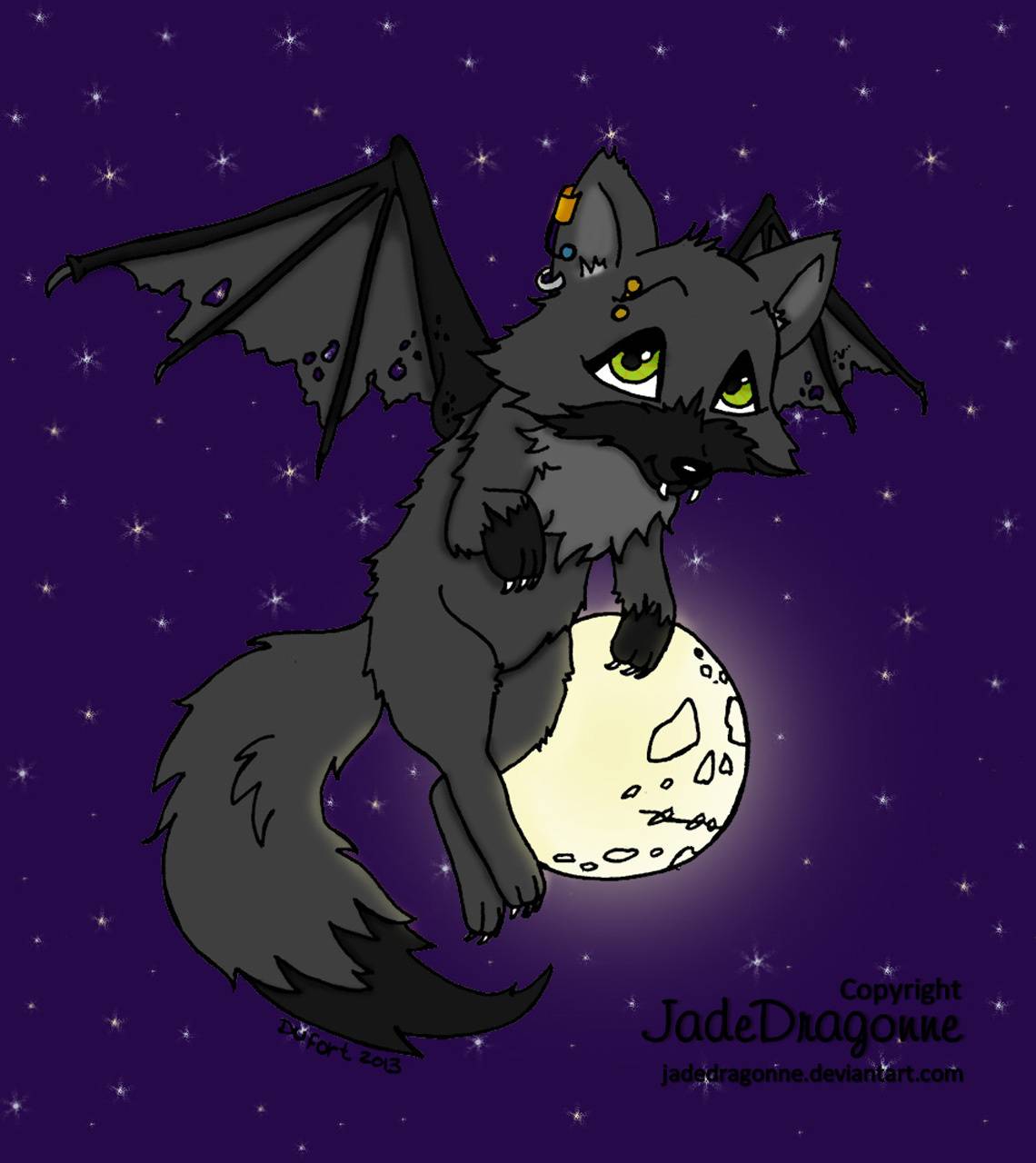 1140x1280 Dark Vampire Fox wallpaper