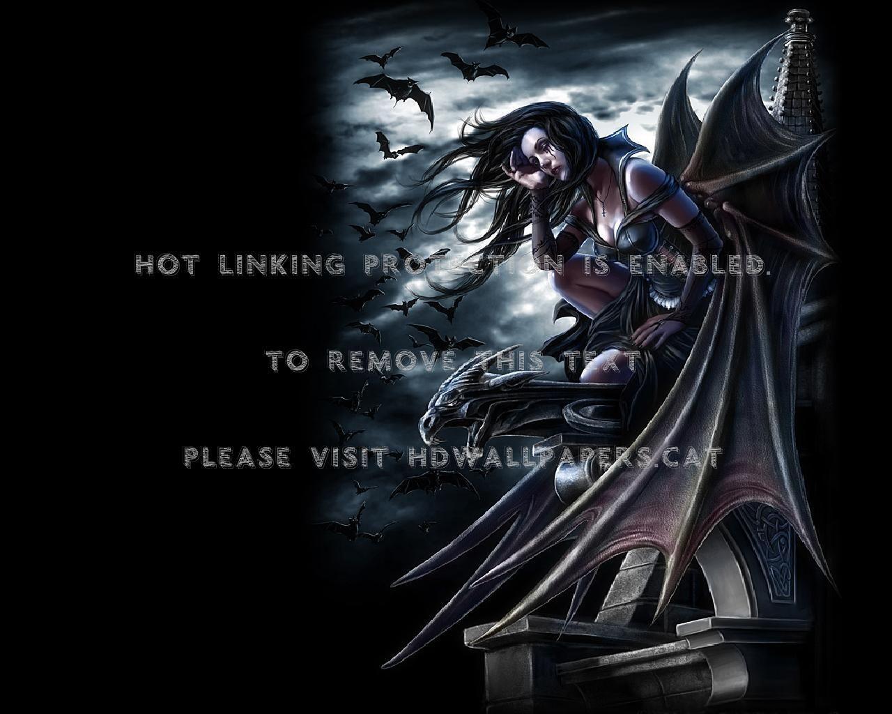 1280x1024 Dark Sorrow Crying Vampire Blood Gargoyle Female Vampire
