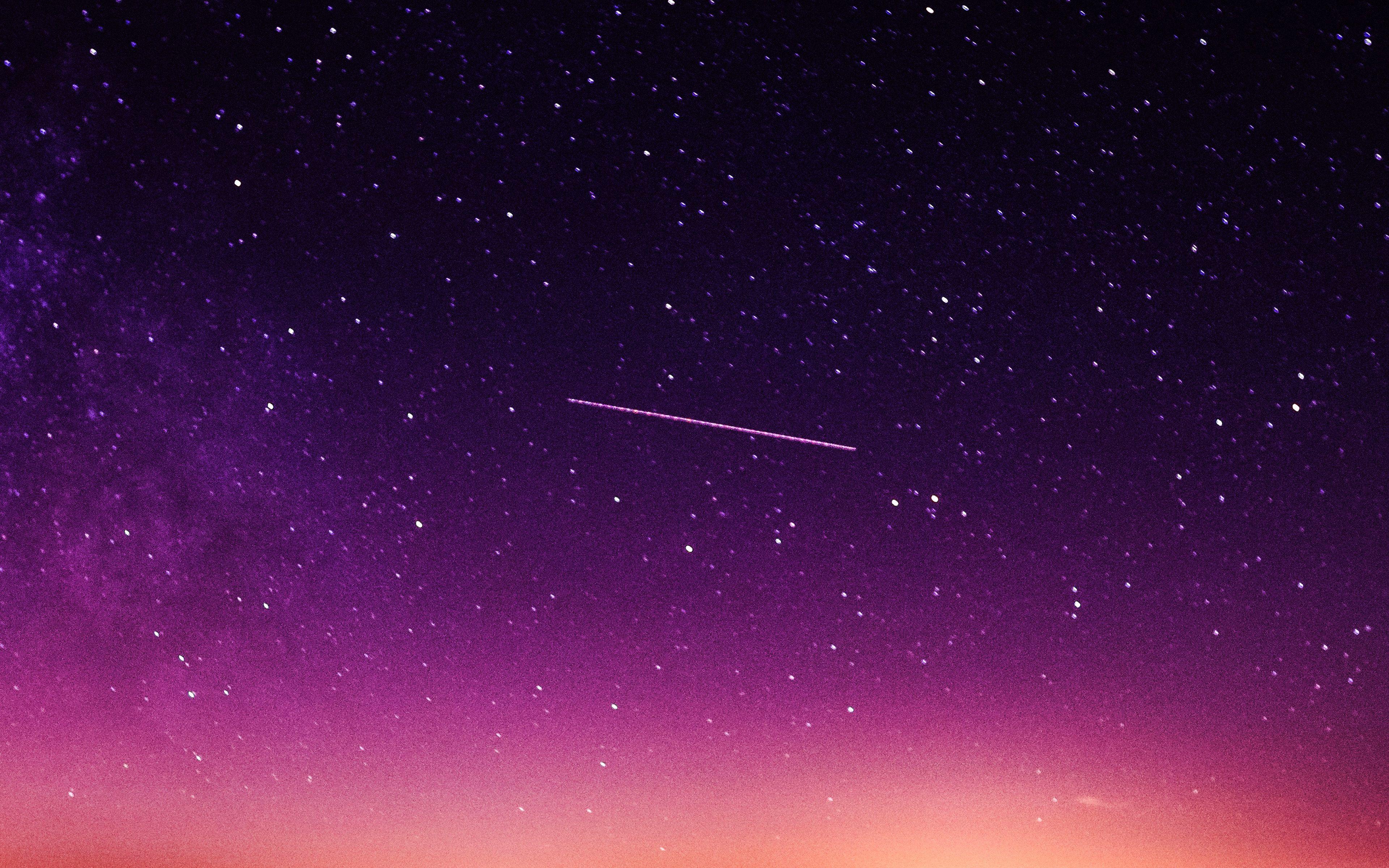 Shooting Stars In Purple Sky HD Nature 4k Wallpapers Images Backgrounds  Photos and Pictures