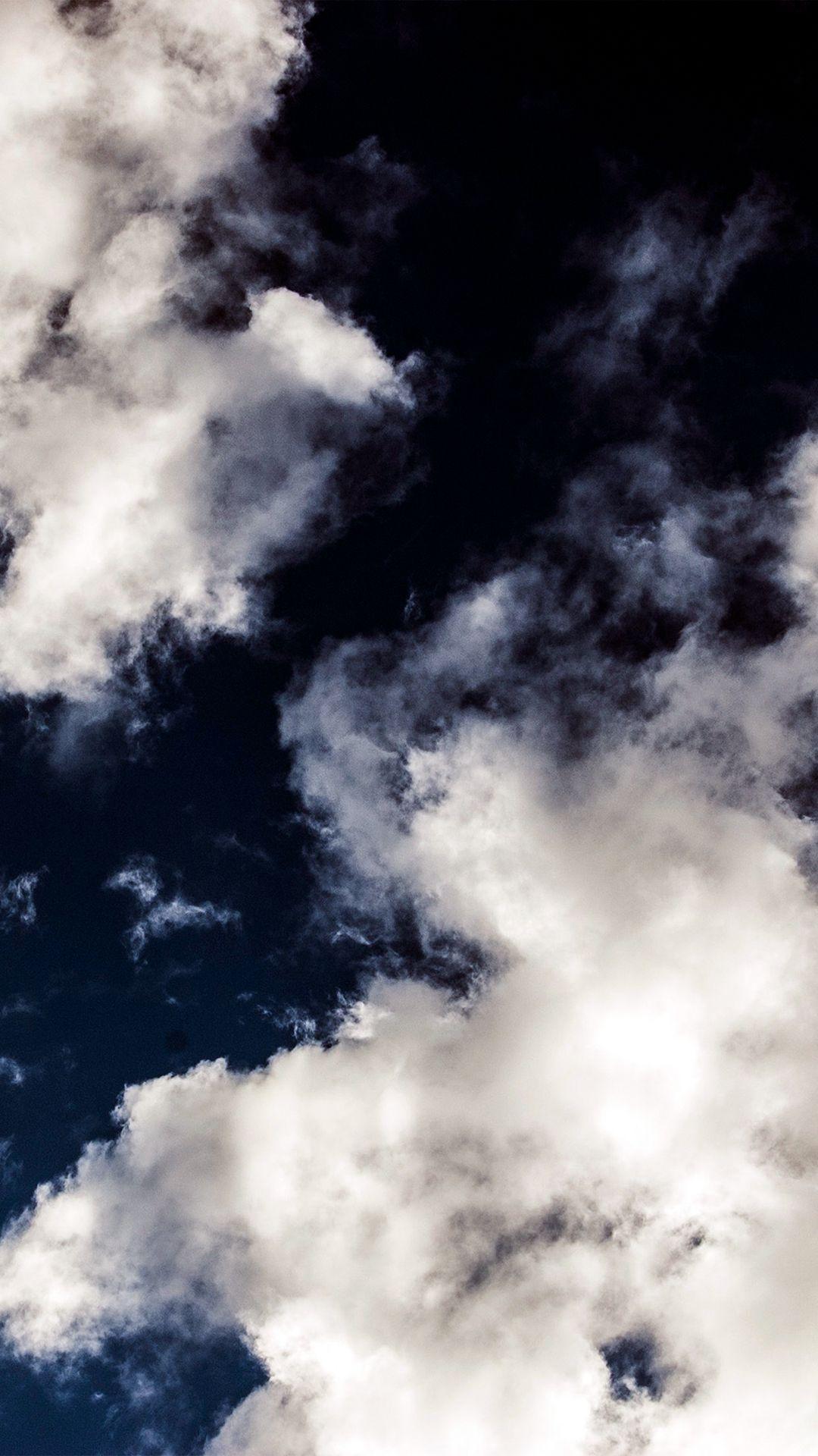 1080x1920 Cloud Dark Blue Sky Nature Summer iPhone 8 Wallpaper Free Download