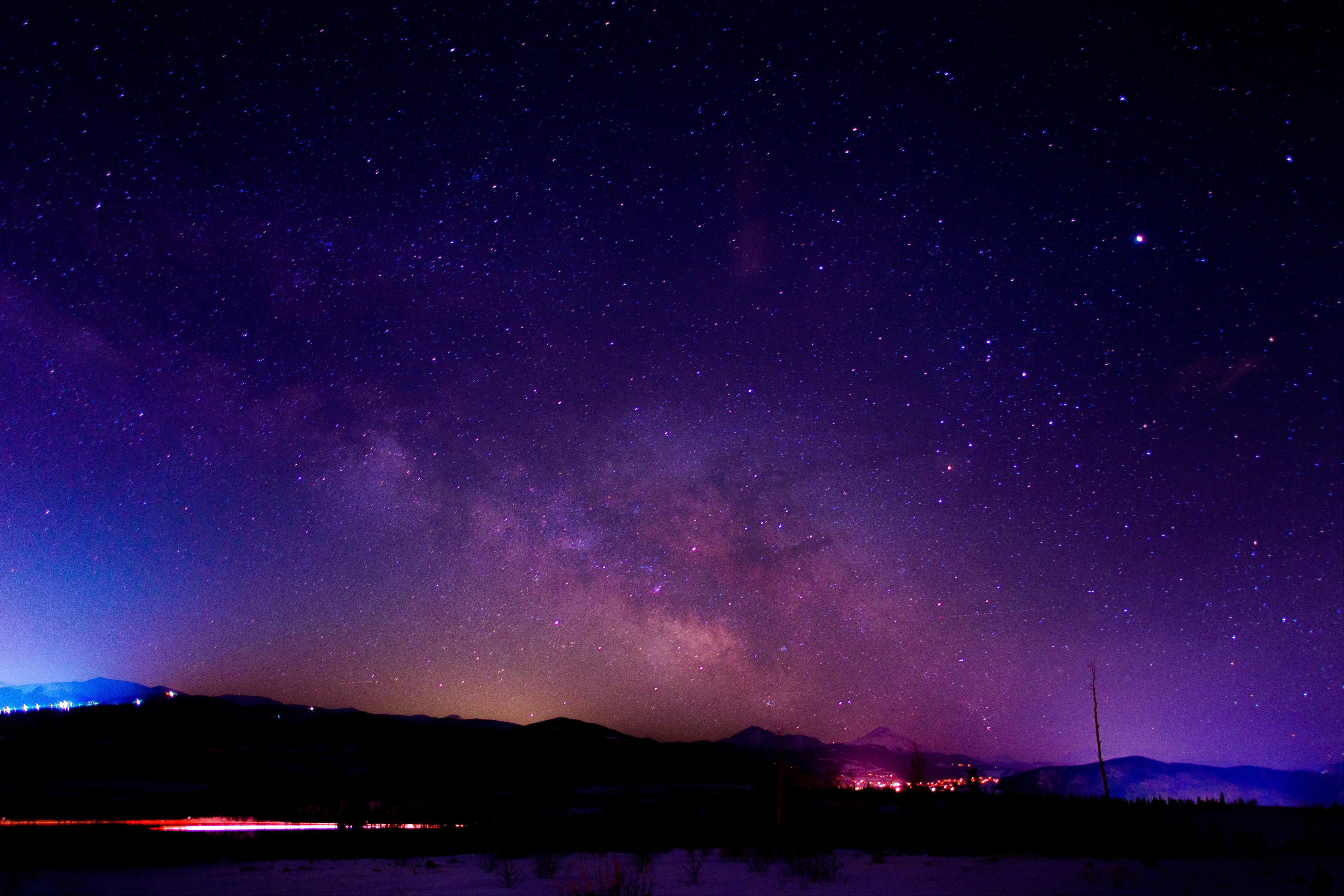 Purple Night Sky Wallpapers - ntbeamng