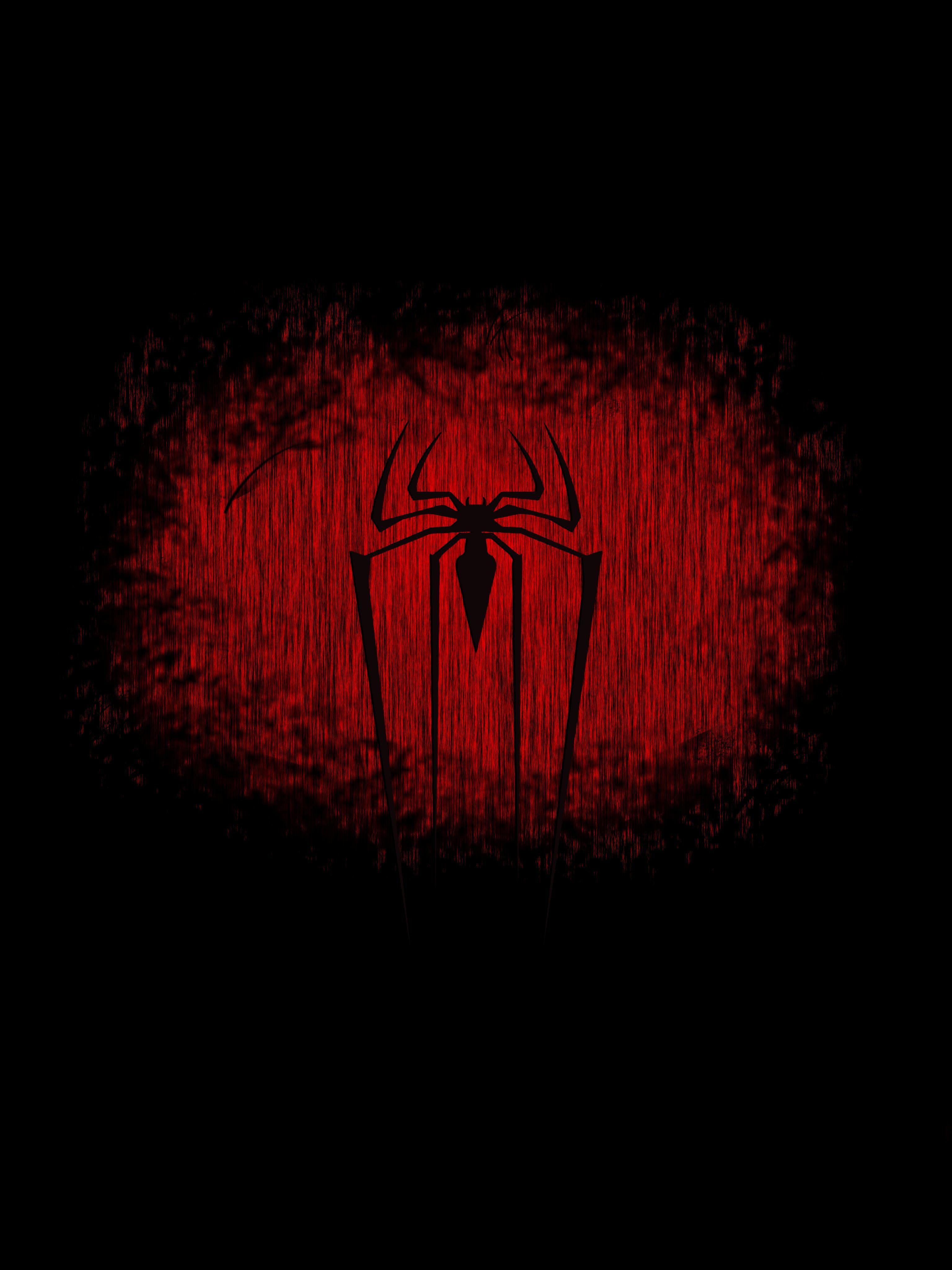 3072x4096 Spider Man Symbol Wallpaper