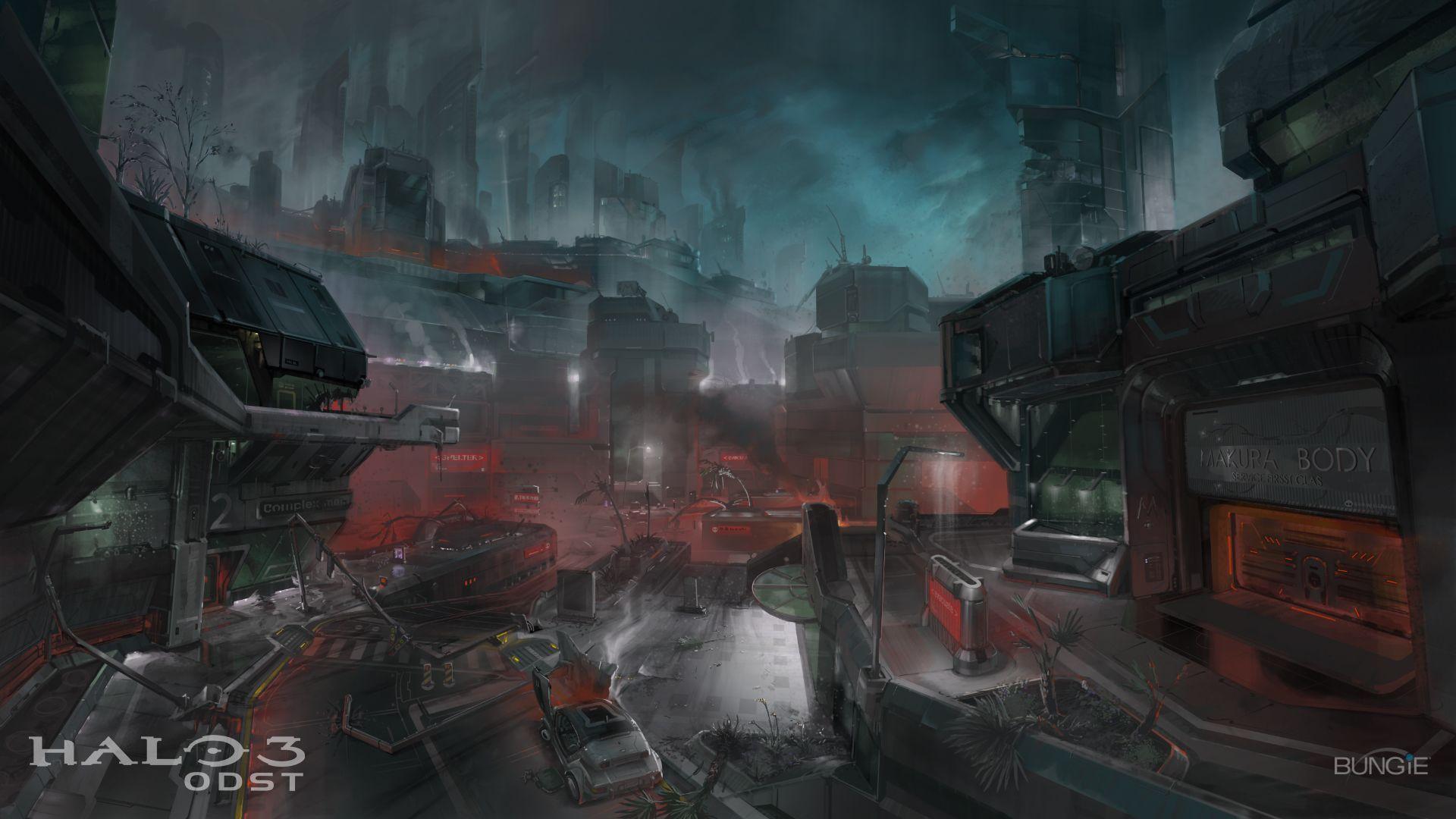 1920x1080 halo 3: ODST new concept art! 3: ODST