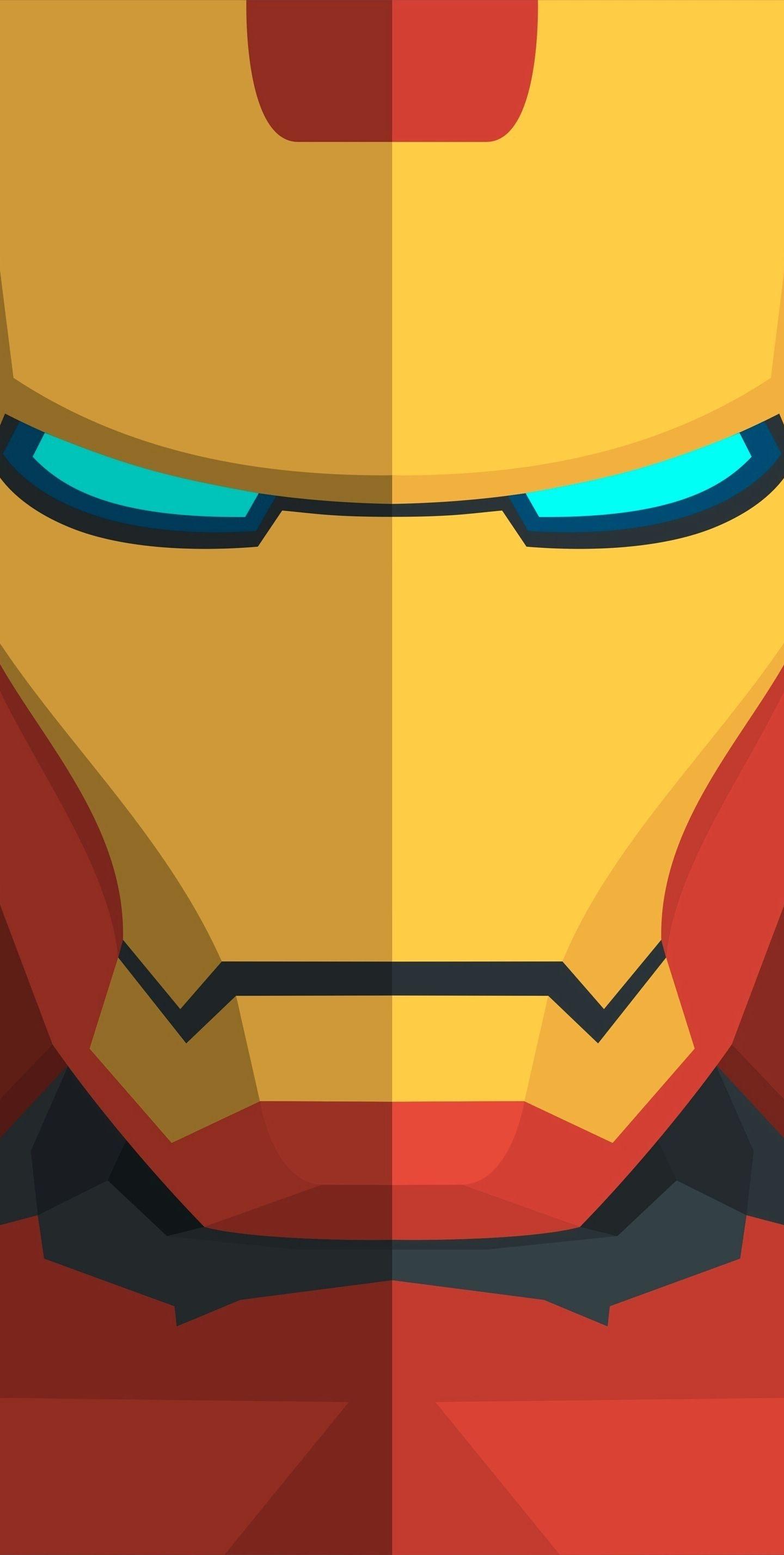 1440x2855 Download 1440x2960 wallpaper iron man, minimal, superhero, samsung