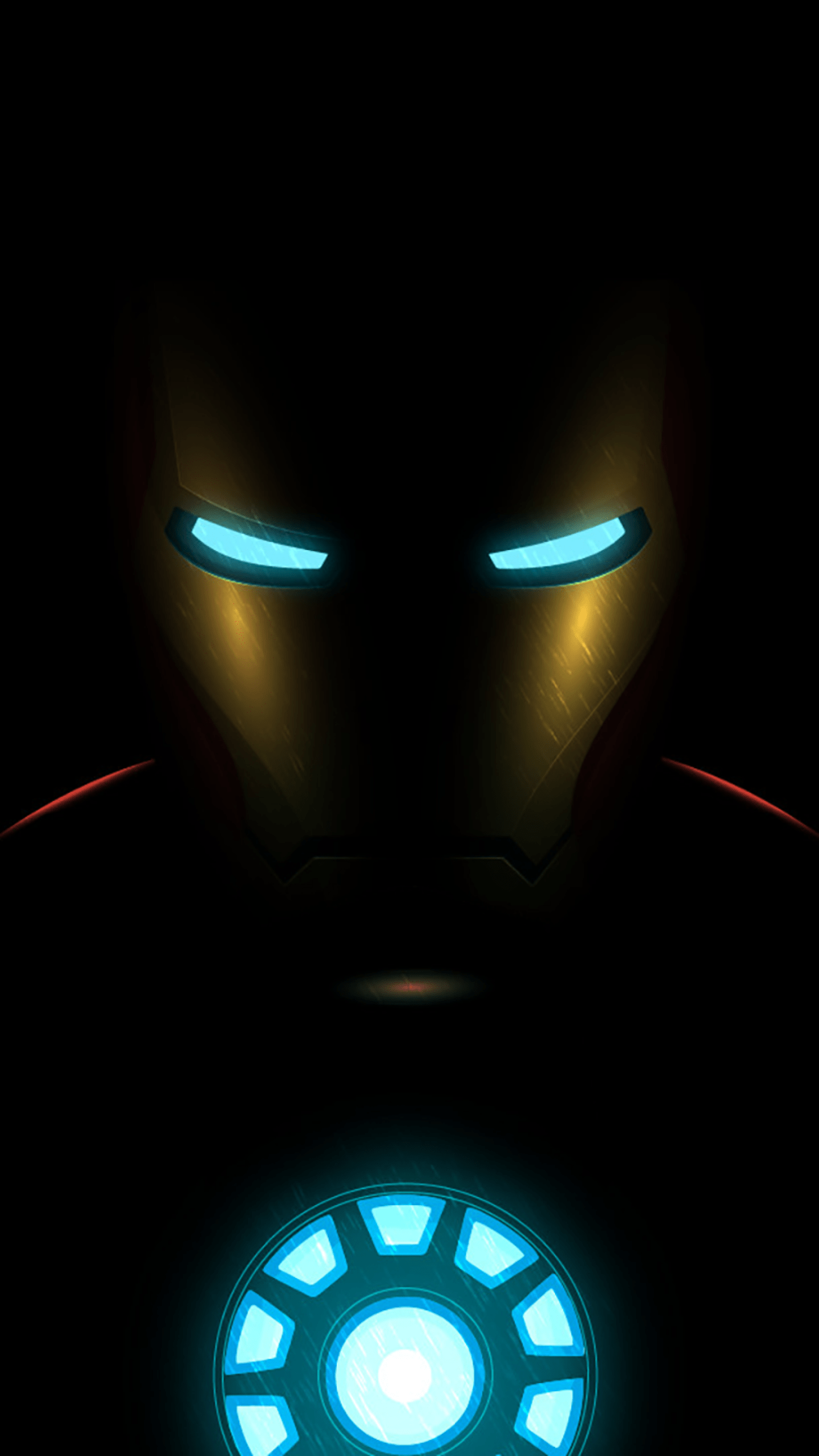 1440x2560 Wallpaper Iron Man, Artwork, Minimal, Dark background, HD