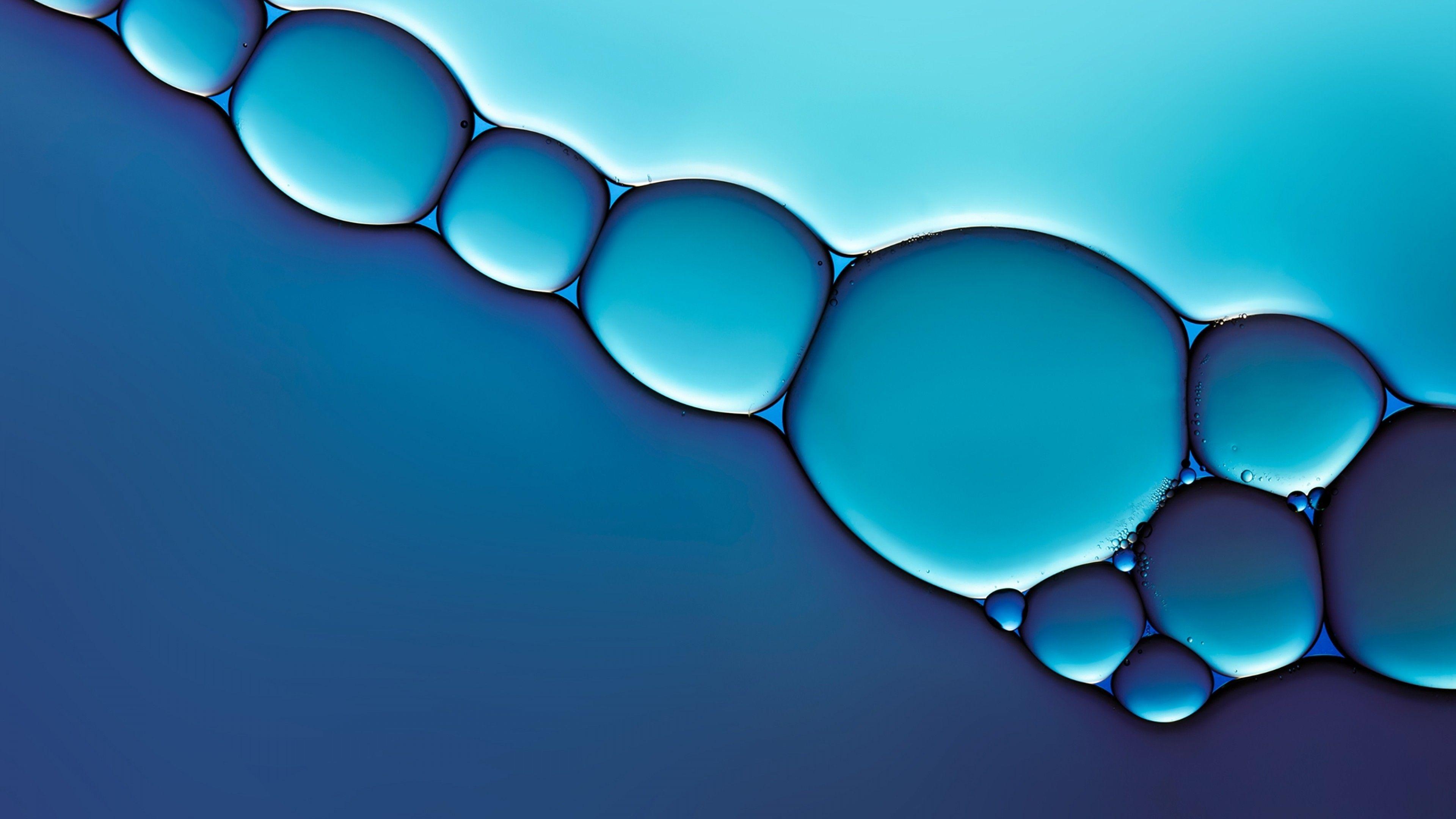3840x2160 Download 3840x2160 Liquid Bubbles, Aqua Wallpaper for UHD TV