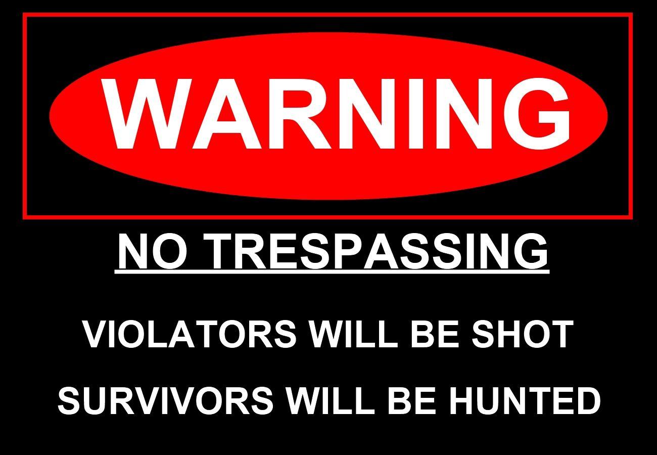 1300x900 Warning Sign No Tresspassing Wallpaperx900