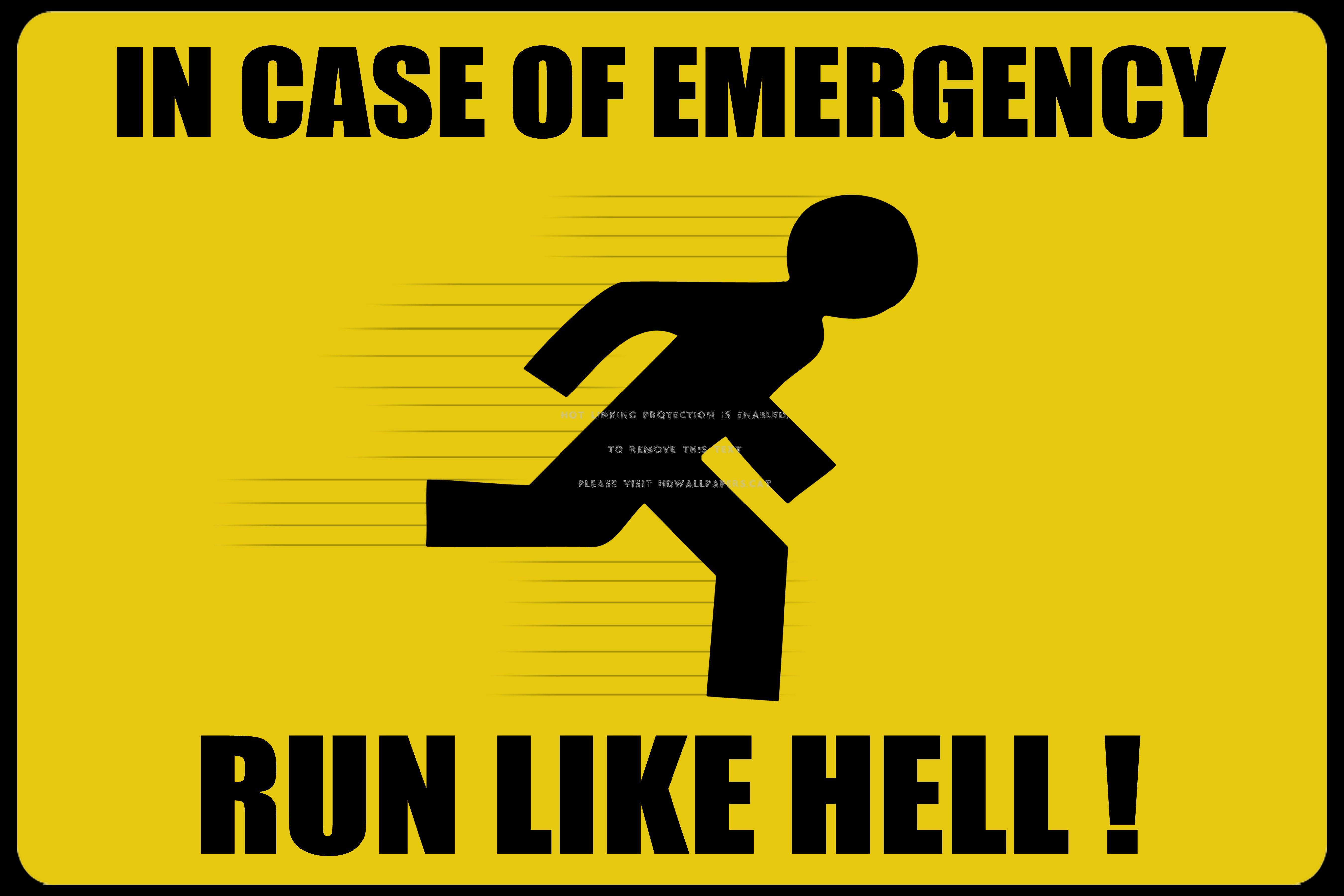 5400x3600 warning sign 2 yellow emergency funny text