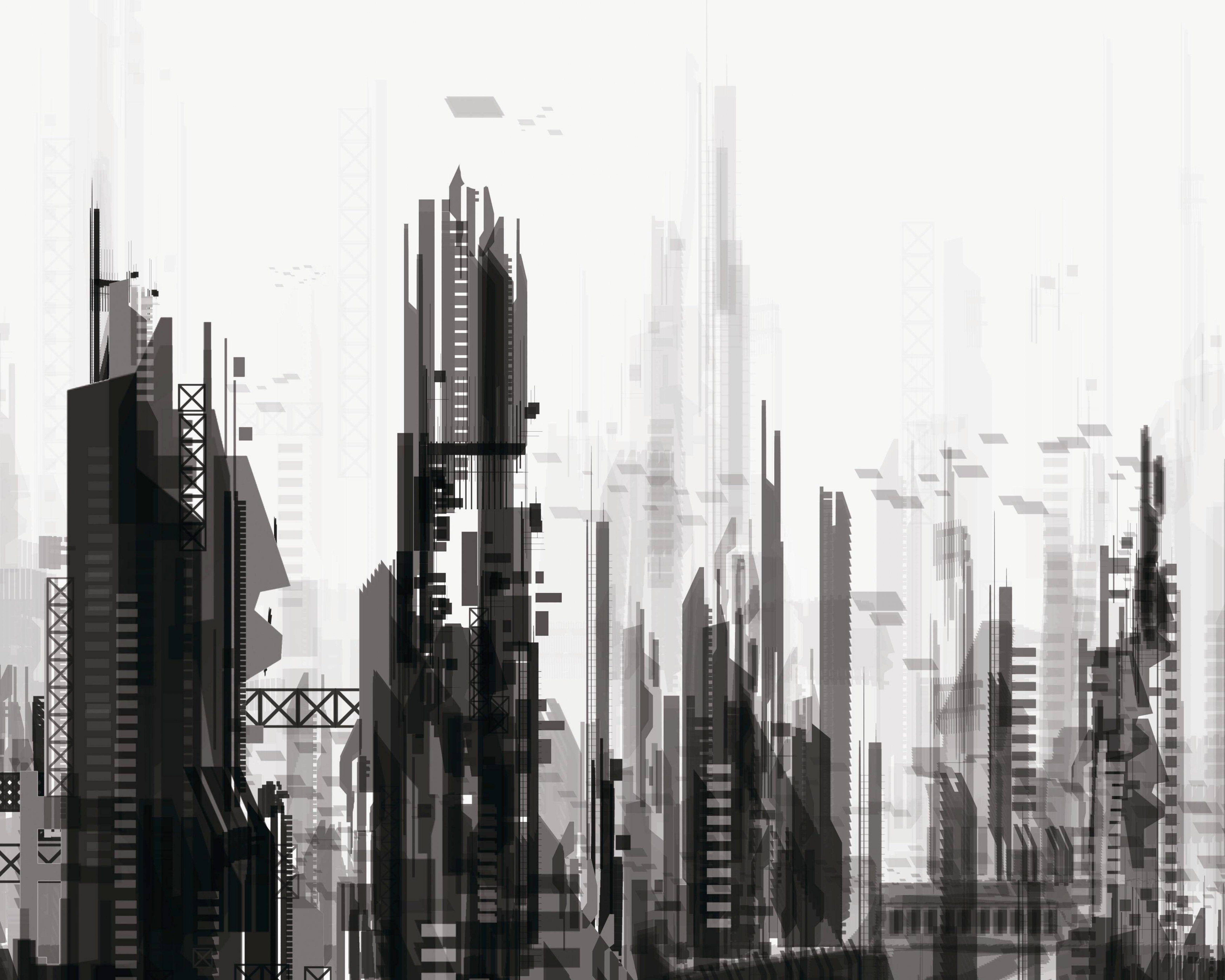 5120x4096 Sci Fi City Cities Artwork Art Futuristic Wallpaperx4096