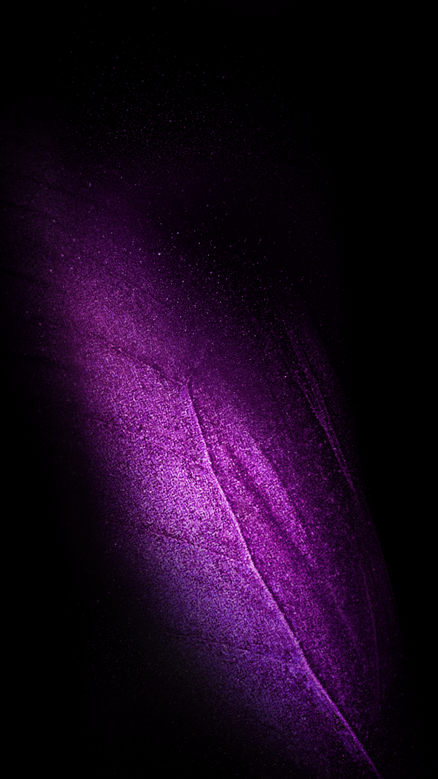 1440x2560 Wallpaper Samsung Galaxy Fold, Leaf, Purple, Stock, 4K, Black Dark