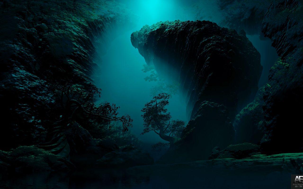 Underwater Cave Wallpapers - Top Free Underwater Cave Backgrounds ...