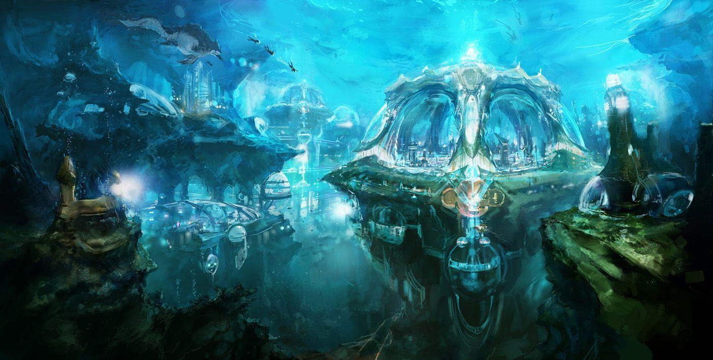 Underwater City Wallpapers Top Free Underwater City Backgrounds