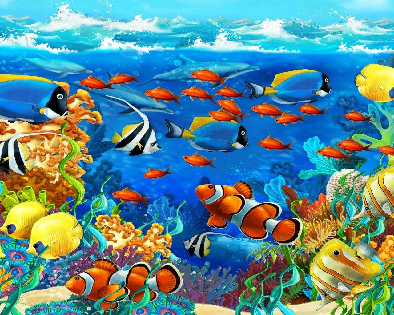 Underwater World Wallpapers - Top Free Underwater World Backgrounds ...