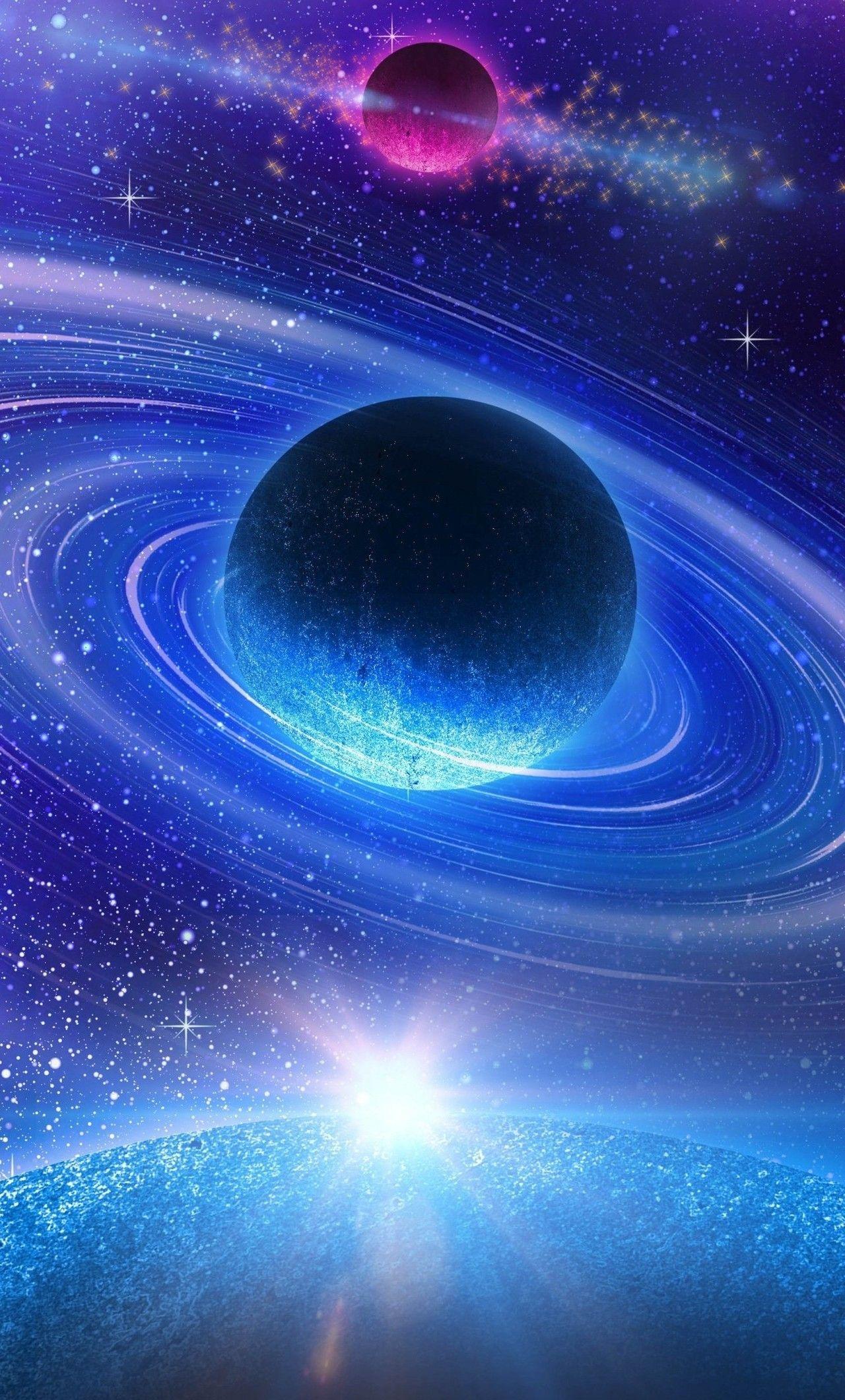 1280x2120 Solar System Colorful Digital Art 4k