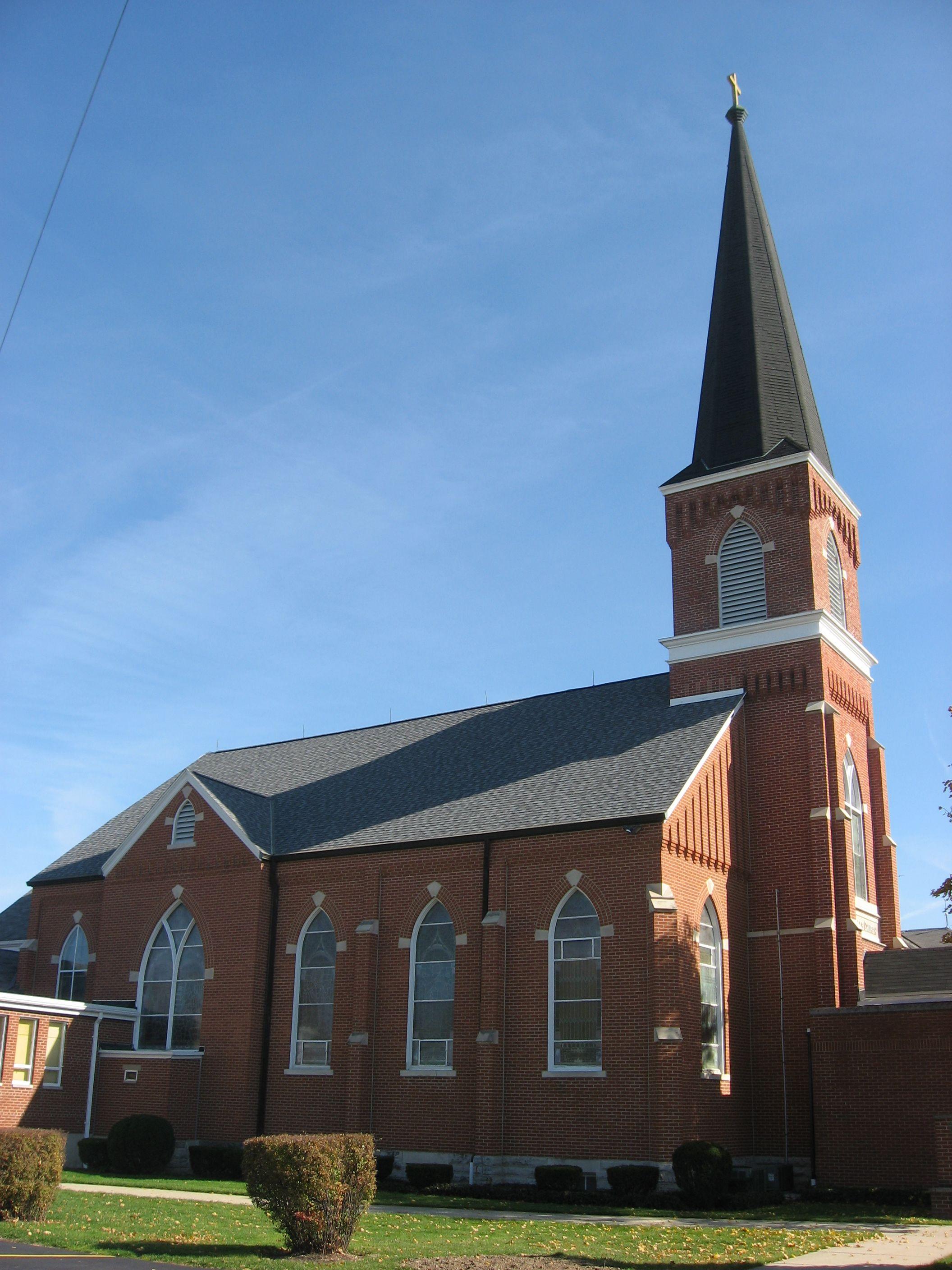 2112x2816 Nicholas Catholic Church, Osgood, Western Side And
