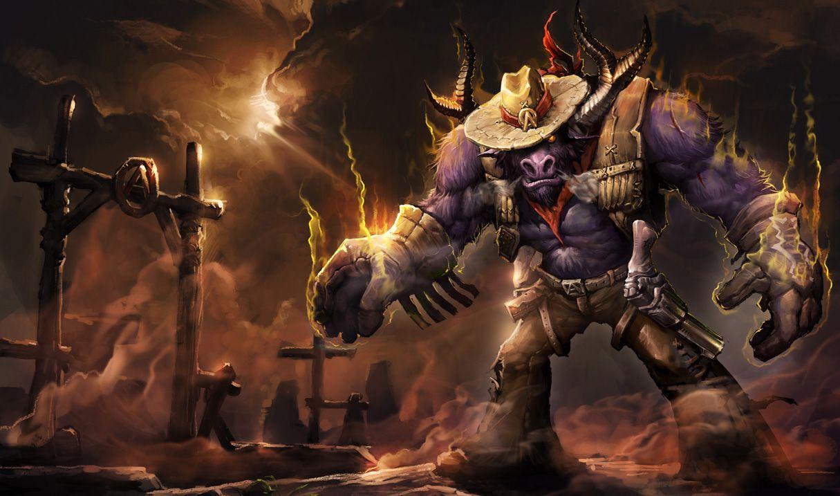 1215x717 Alistar of Legends Wallpaper